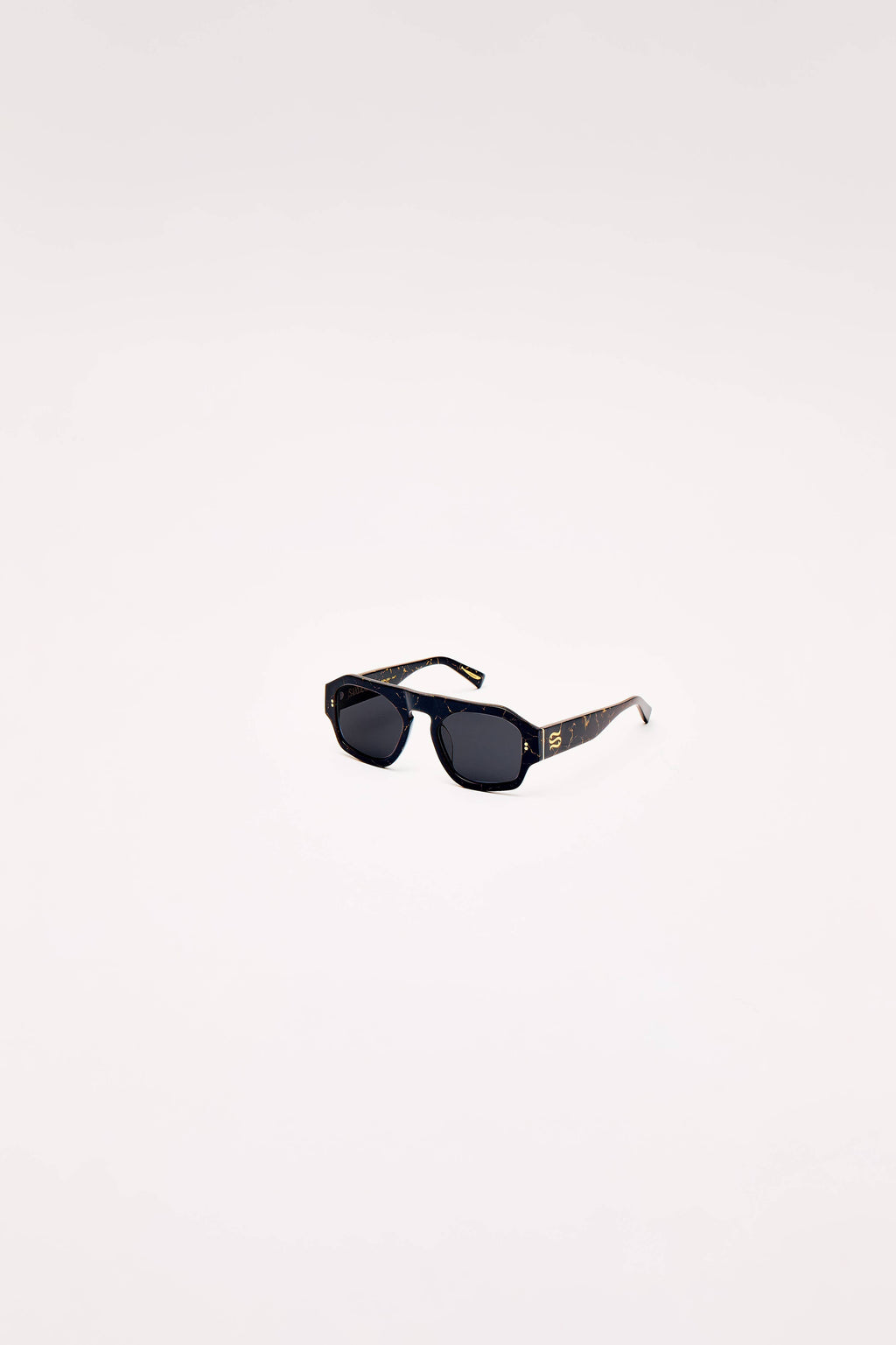 SARDINE - Louie - Nouveau Noir Aviator Sunglasses