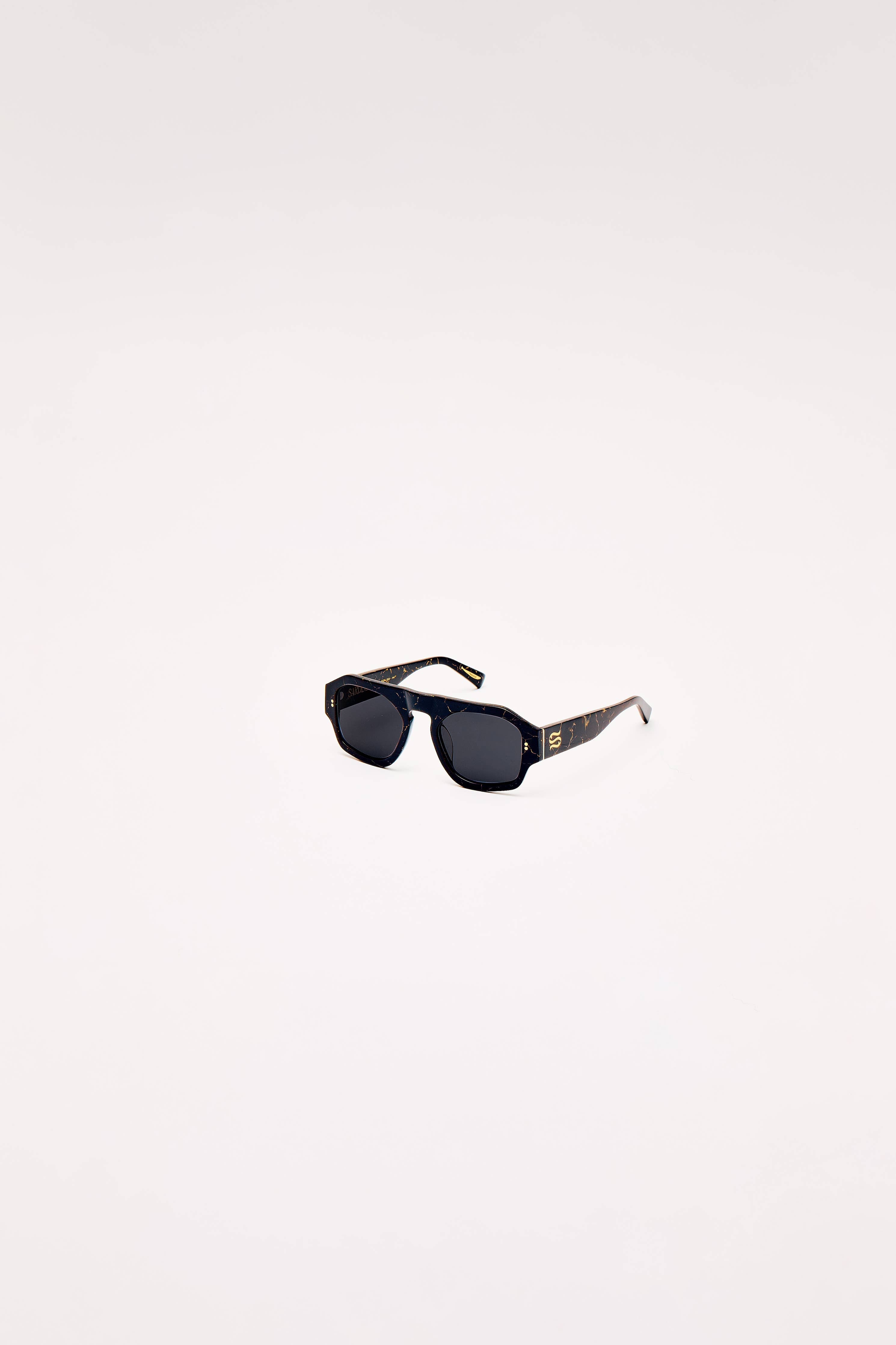 SARDINE - Louie - Nouveau Noir Aviator Sunglasses
