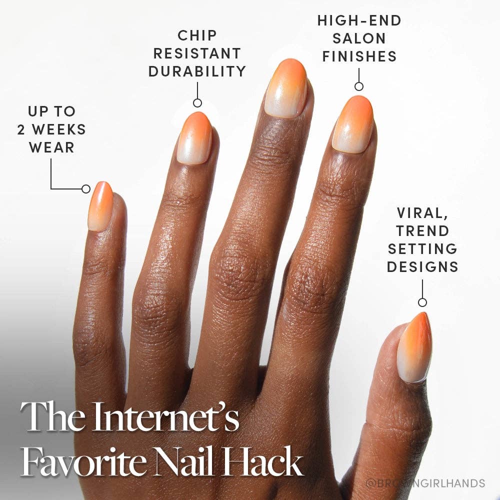 Glamnetic Press On Nails - Candy Corn