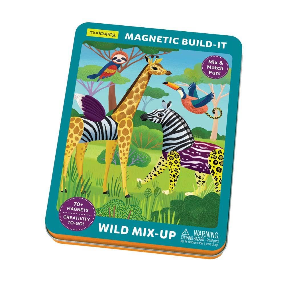 Chronicle Books - Wild Mix-Up Magnetic Build-It