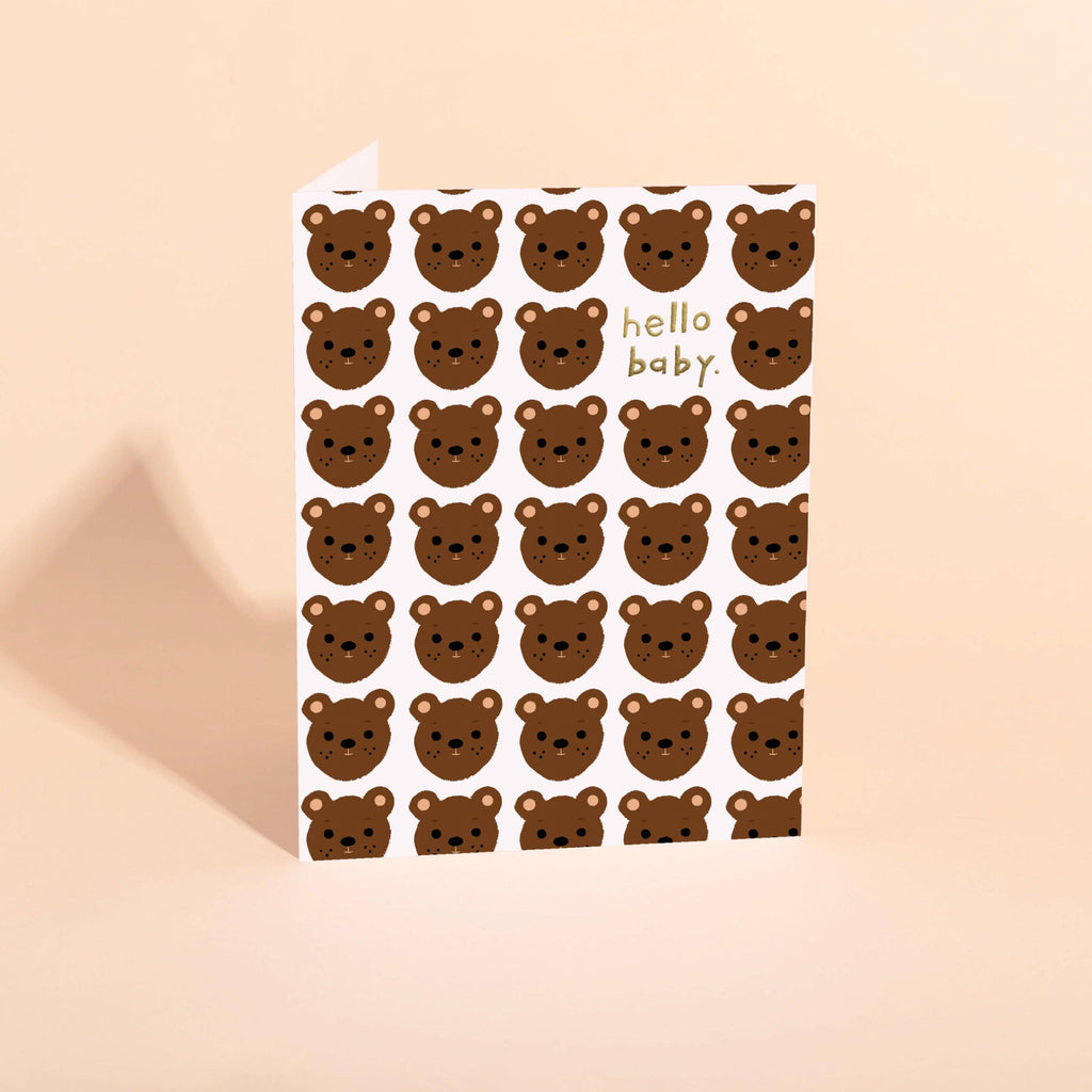 Carolyn Suzuki Baby Card - Kuma