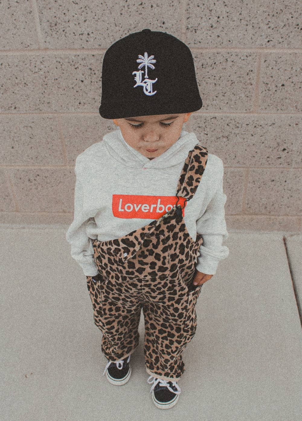 Little Trouble - Leopard Print Overalls