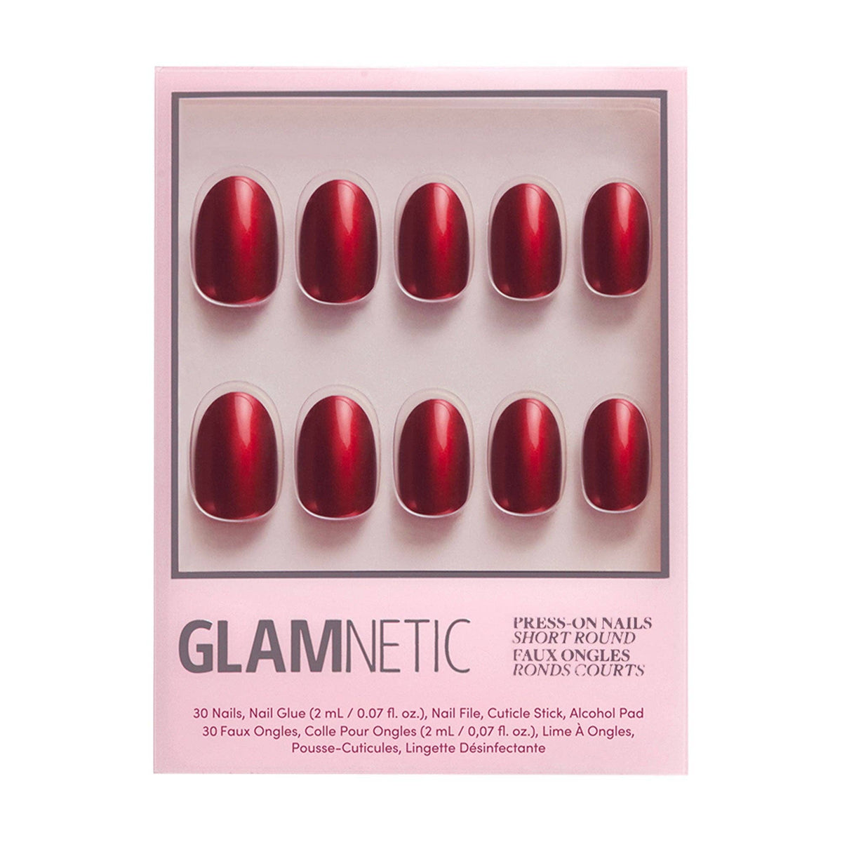 Glamnetic Press On Nails - Cherry Glaze