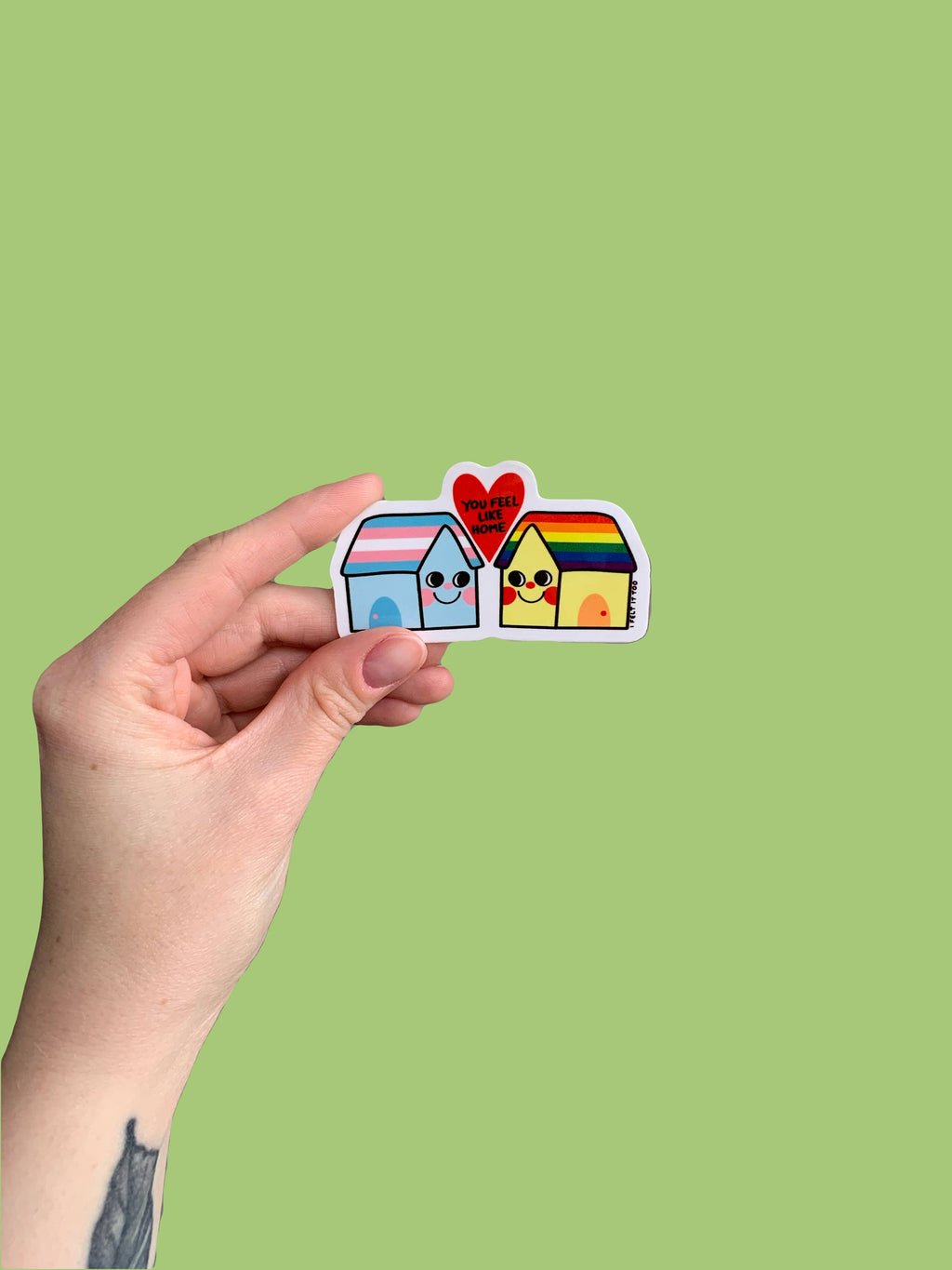 I Felt It Too - You Feel Like Home LGBTQ+ Solidarity Sticker