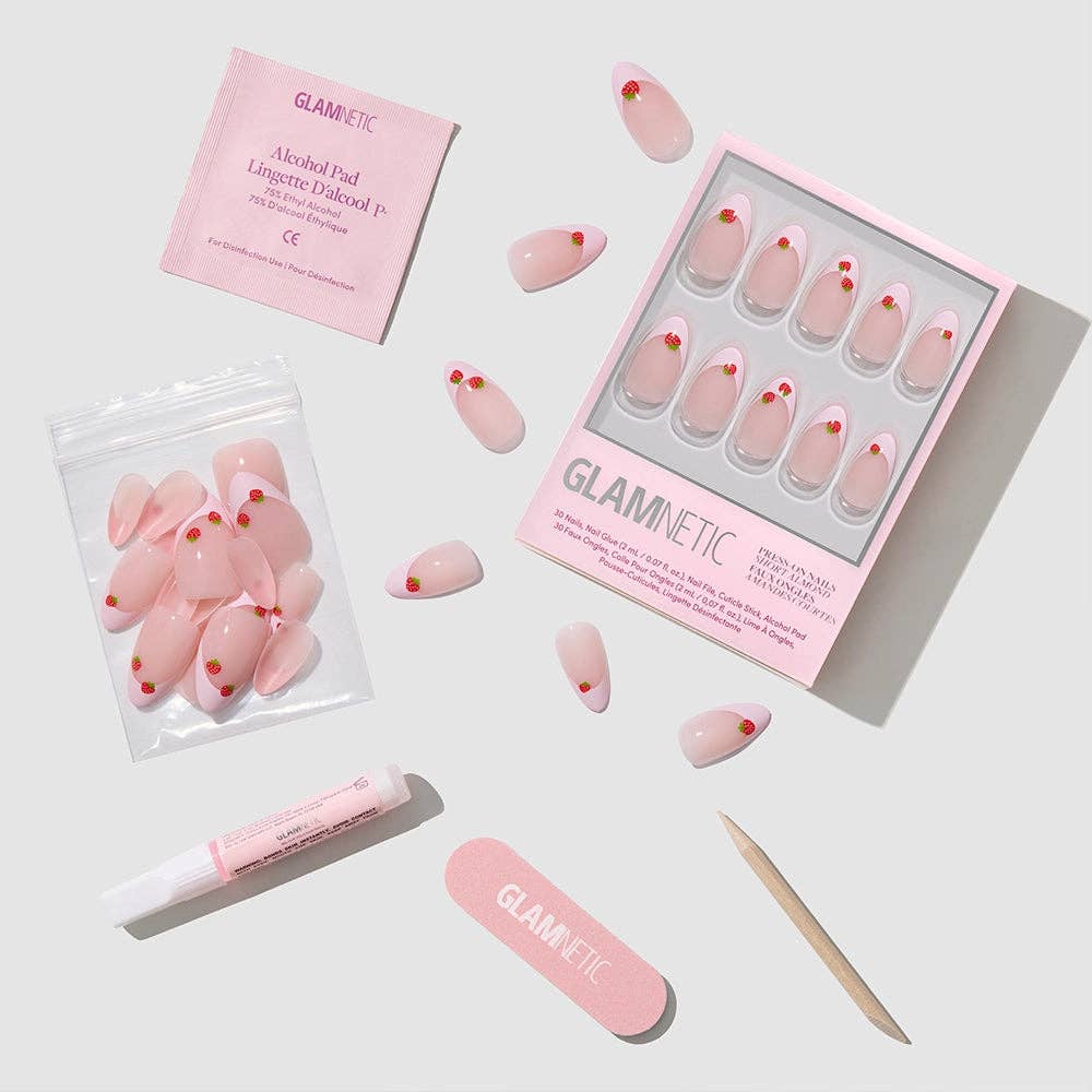 Glamnetic Press On Nails - Strawberry Bits