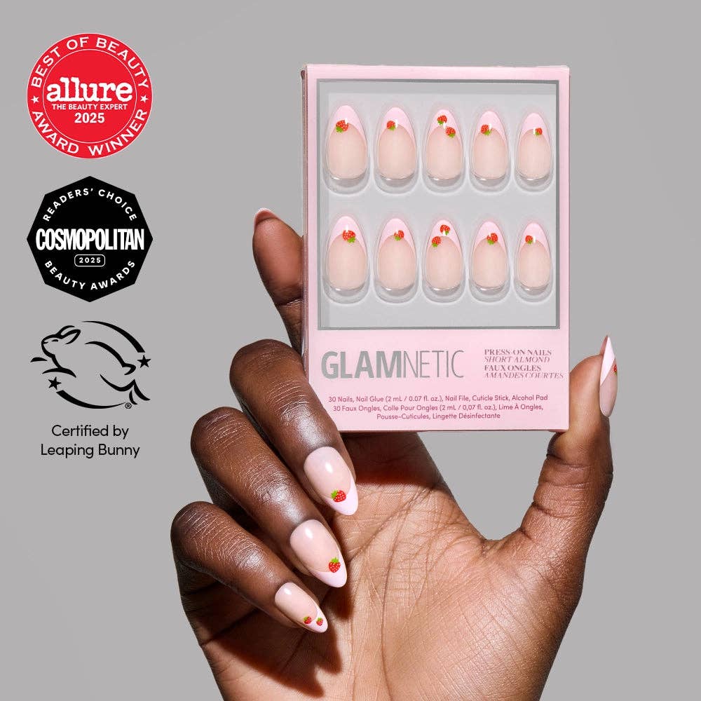 Glamnetic Press On Nails - Strawberry Bits