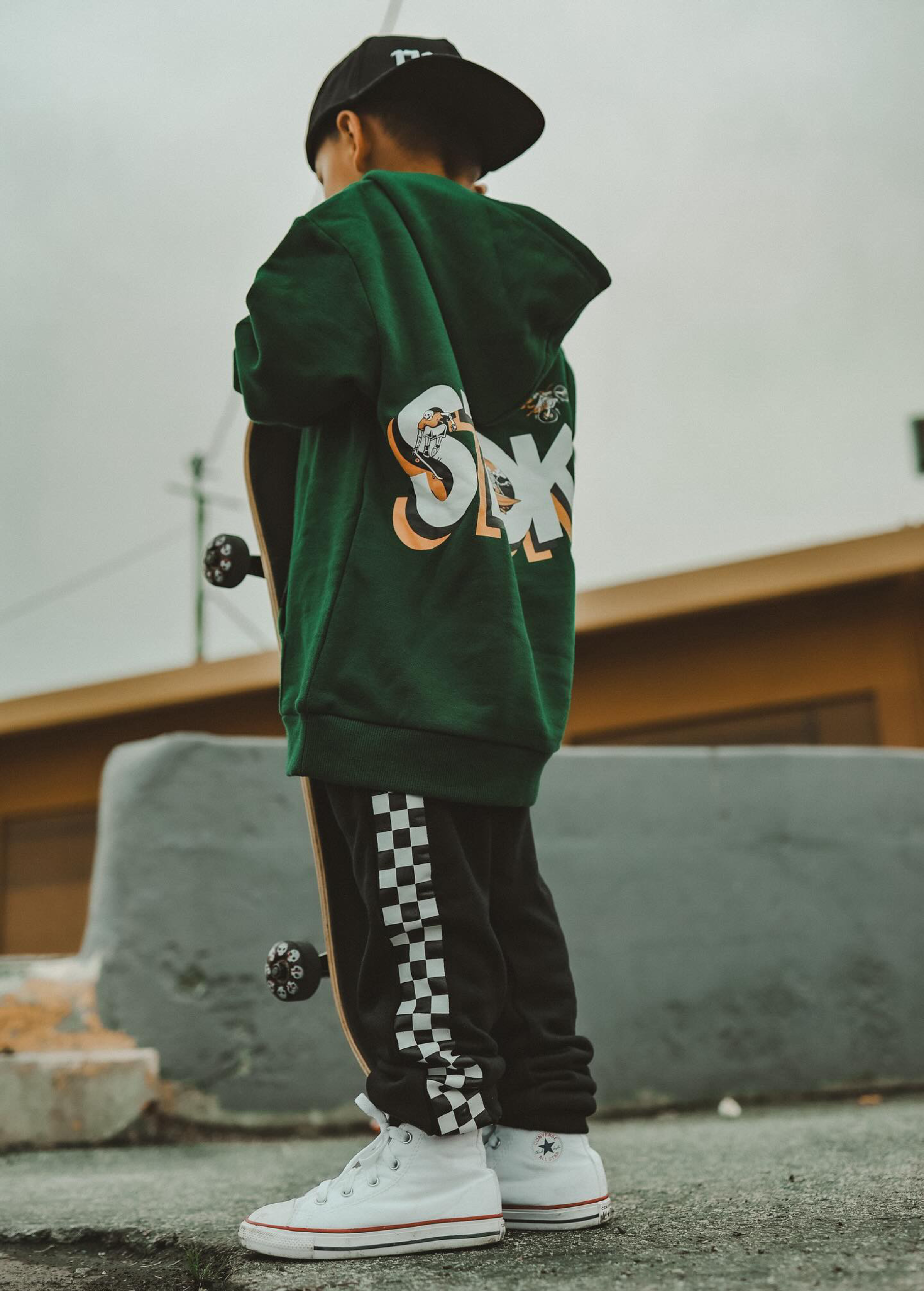 Little Trouble - Checker Joggers