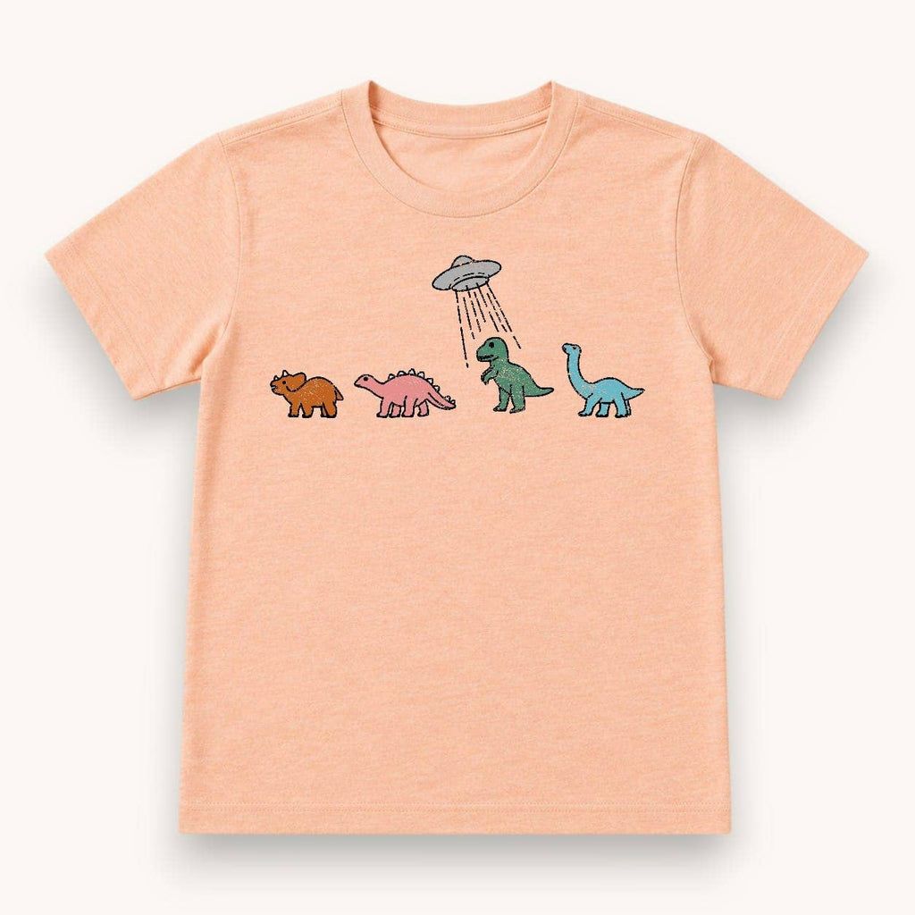 Best Day Ever Kids - Dino Dance Party Tee - Pink