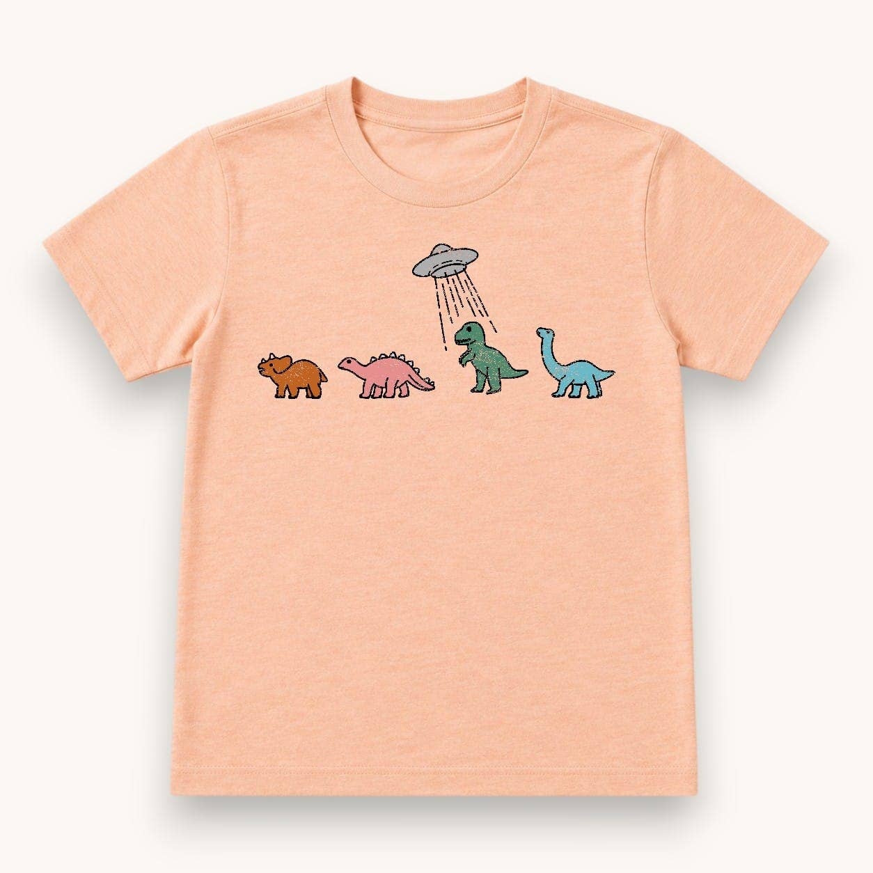 Best Day Ever Kids - Dino Dance Party Tee - Pink