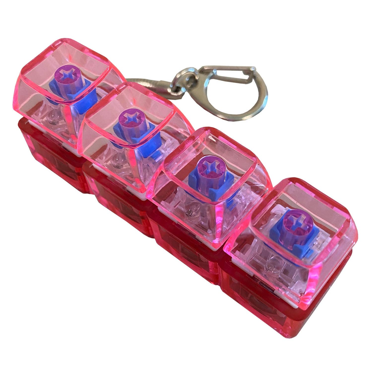 Streamline - Keyboard Fidget LED Keyring - Pink