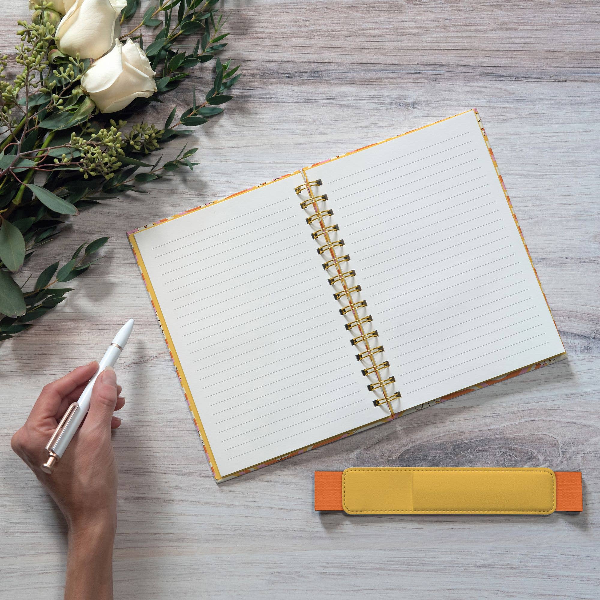 Studio Oh! - Waves of Melody Oliver Notebook with Pen Pocket