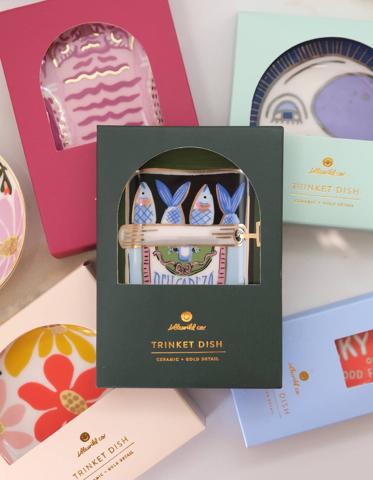 Idlewild Co. Porcelain Trinket Dish - Tibetan Tiger