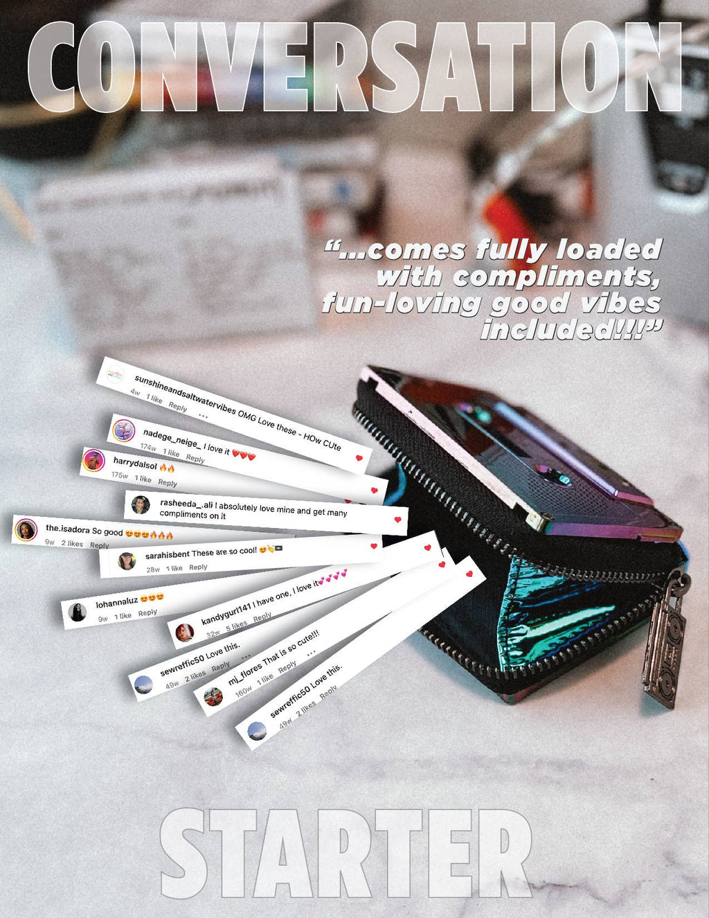 Fydelity - Retro Cassette Wallet (Black)