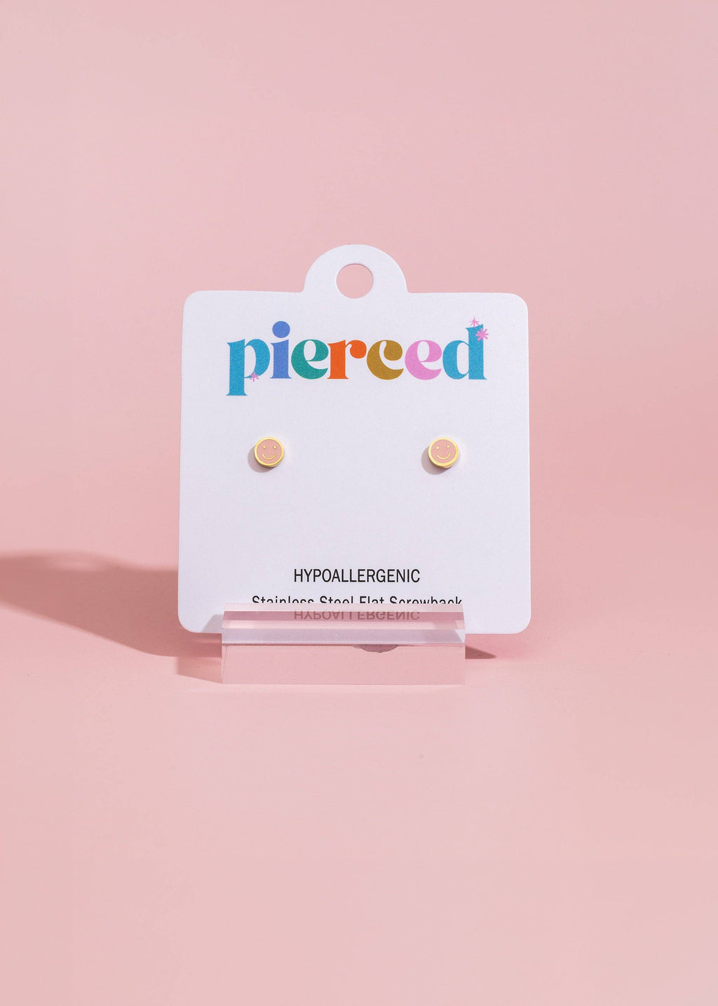Pierced Co - Tiny Pink Smiley