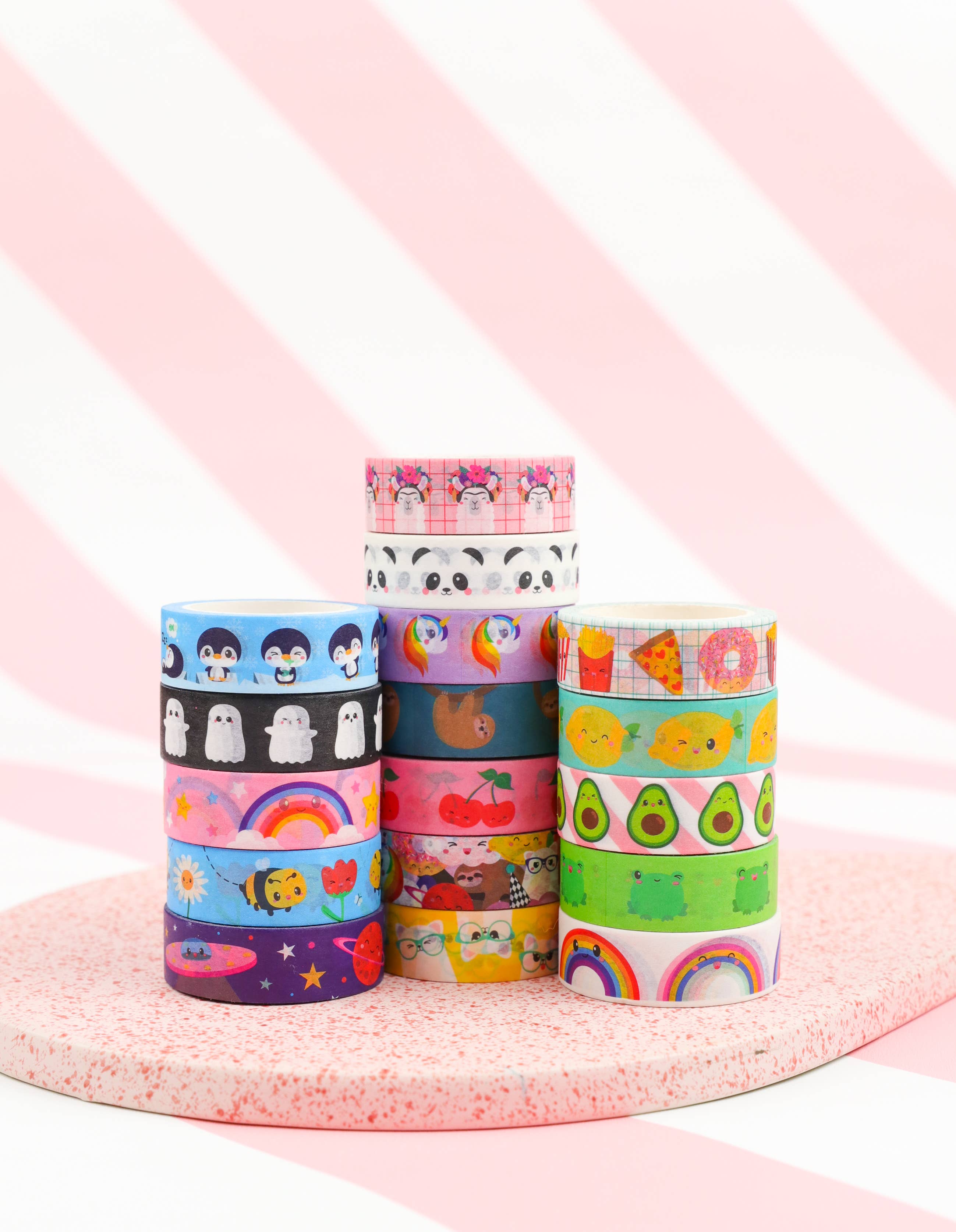 Studio Inktvis - Washi Tape Kawaii Unicorn, Yoda, etc.