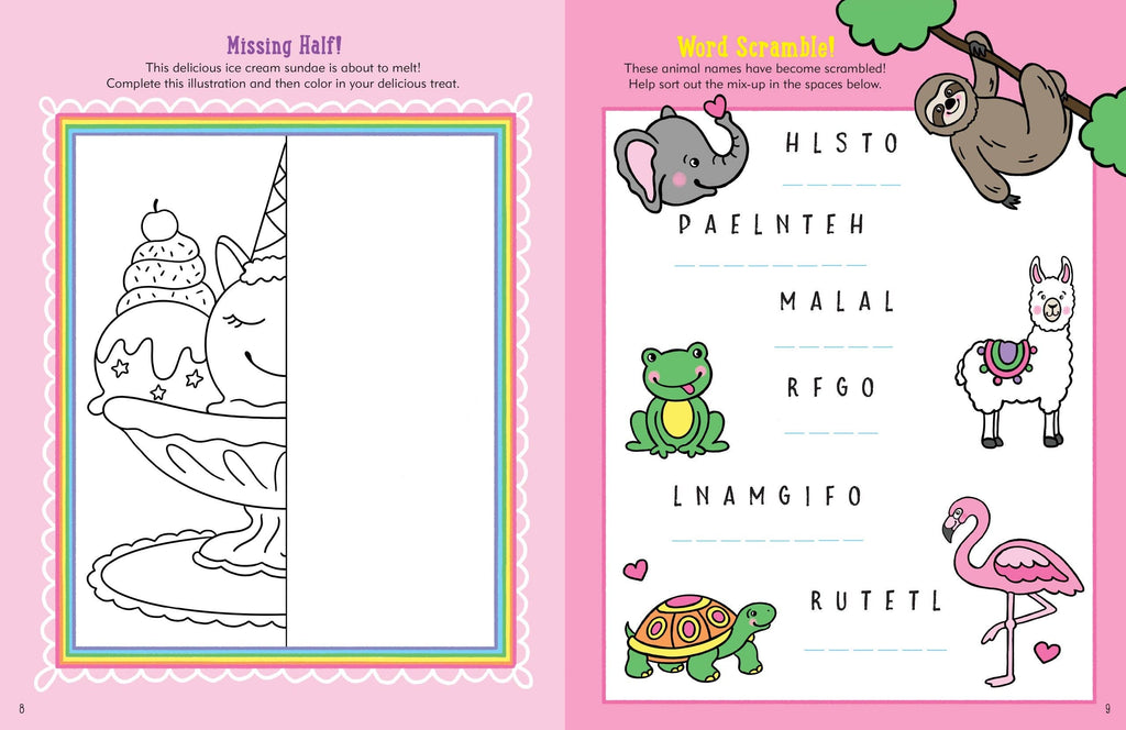 Unicorns Activity Book