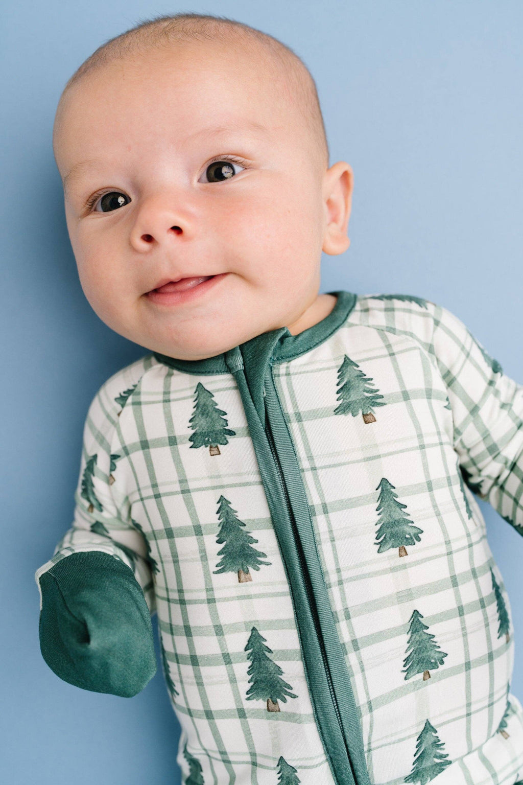 Little One Shop Bamboo Convertible Romper - Tree Farm (Final Sale)