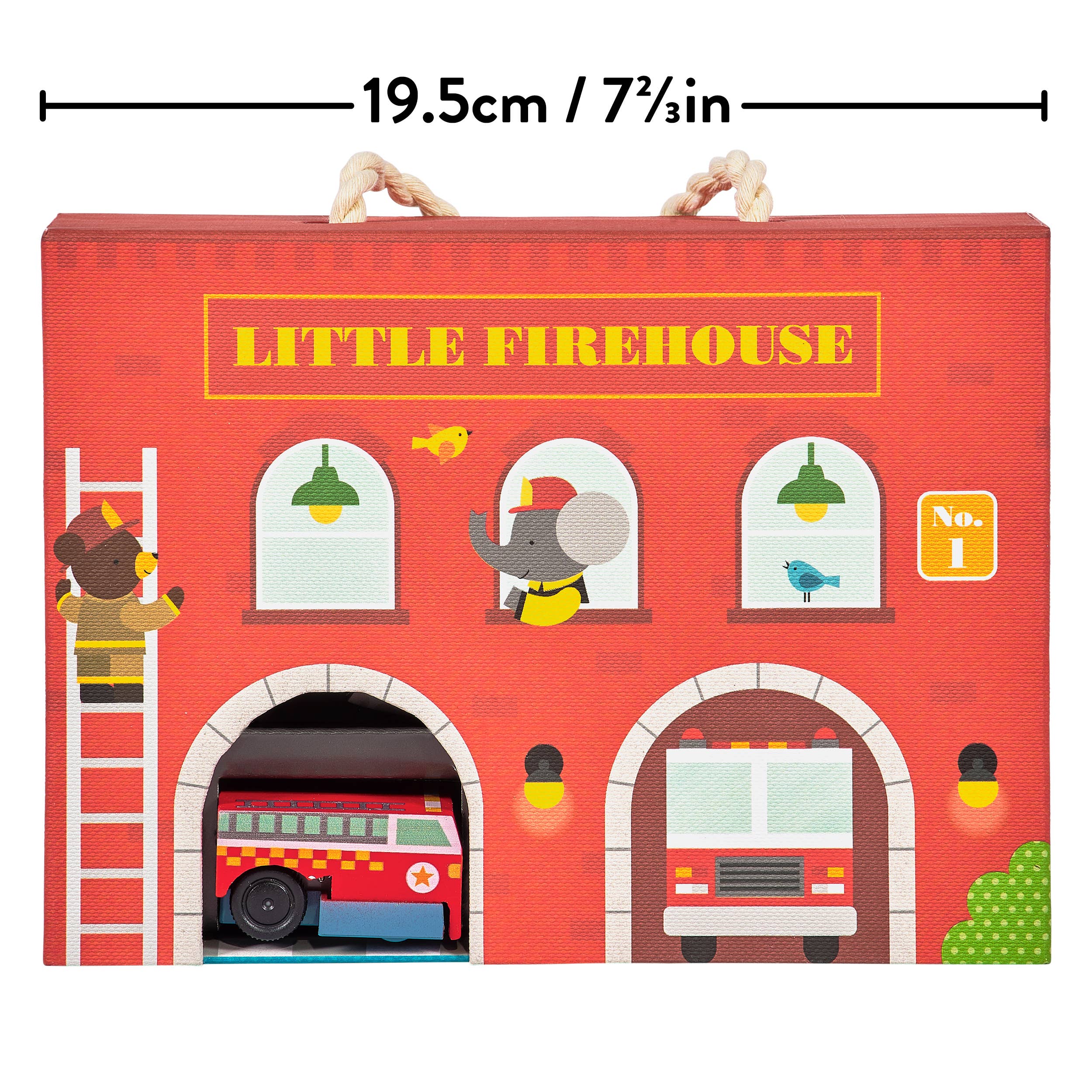 Chronicle Books - Wind Up & Go Fire Station Play Set