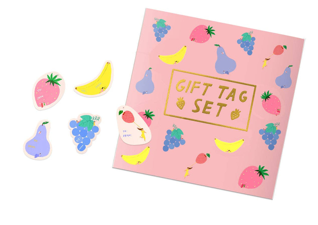 Carolyn Suzuki Gift Tag Set - Fruity