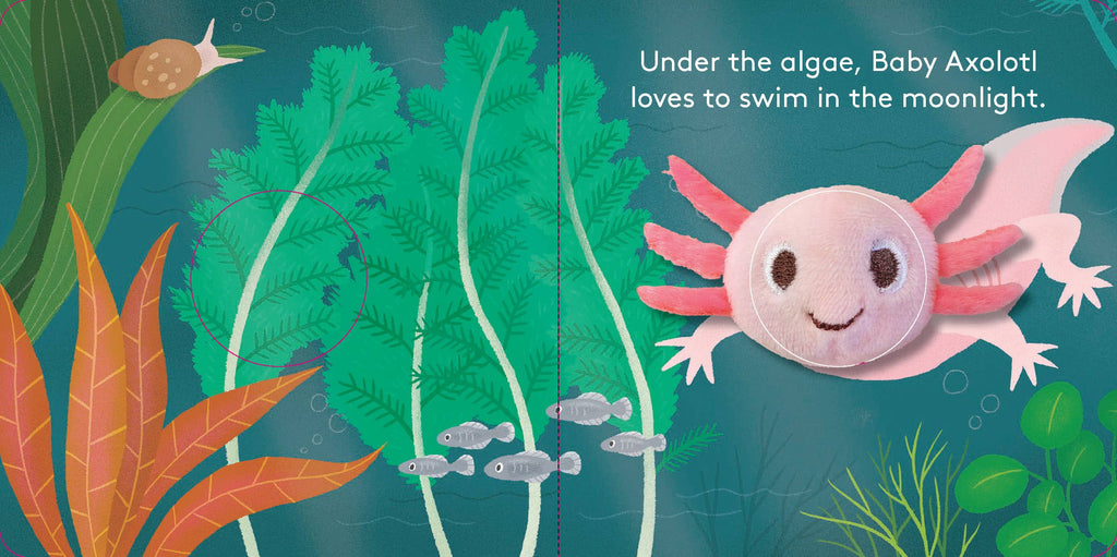 Chronicle Books - Baby Axolotl: Finger Puppet Book