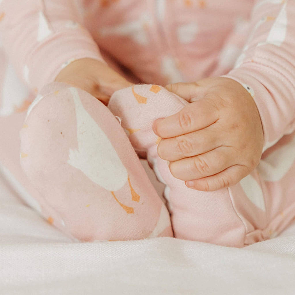 Copper Pearl - Zip-Up Footie Pajama - Goosie