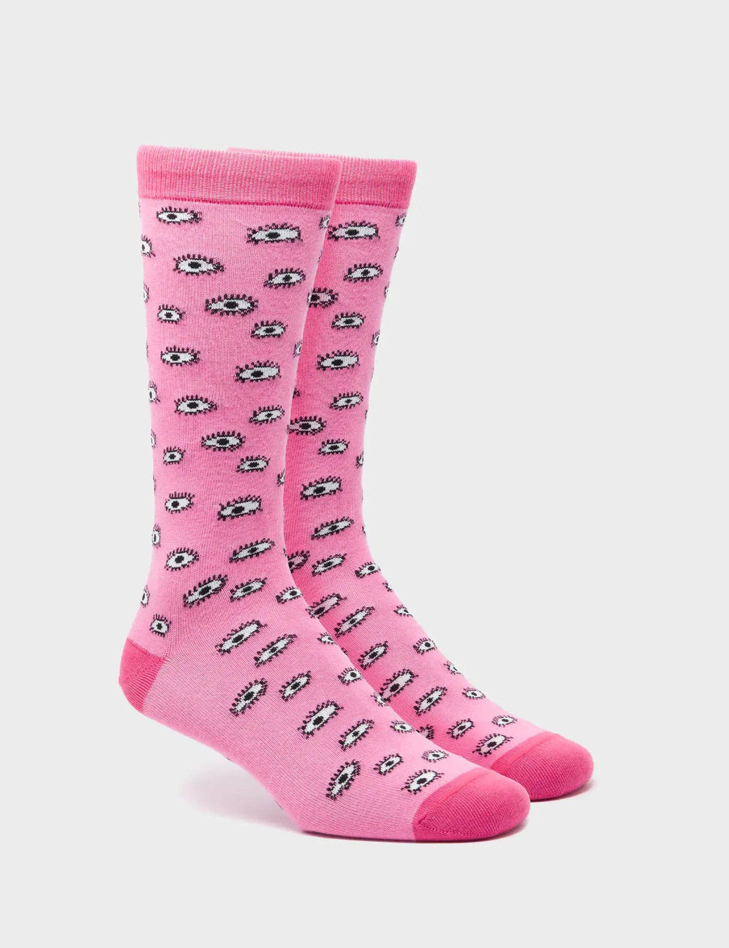 Min & Mon - Fuchsia Socks - All Over Eyes