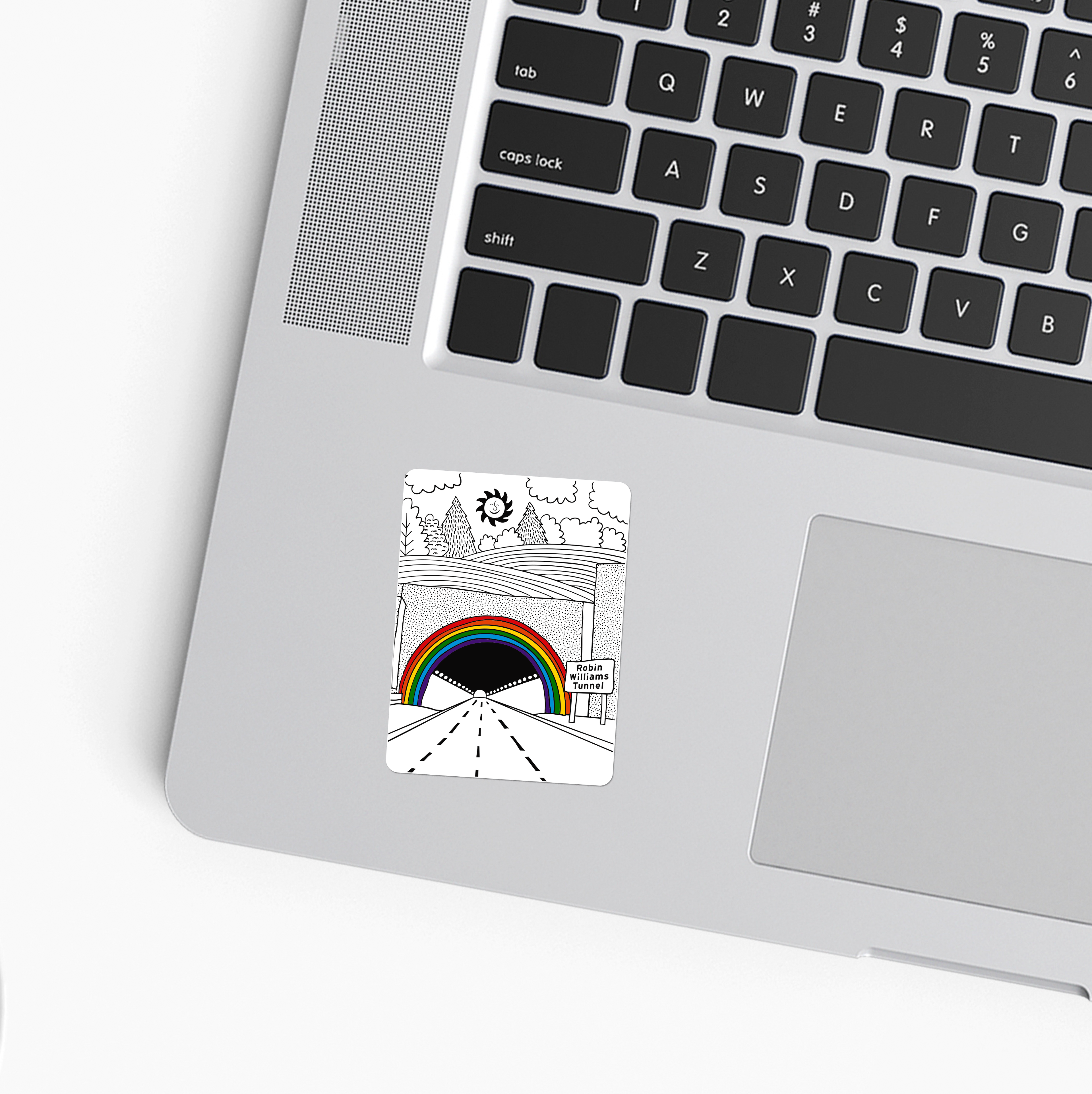 Sweet Bippy Press - Robin Williams Tunnel Sticker