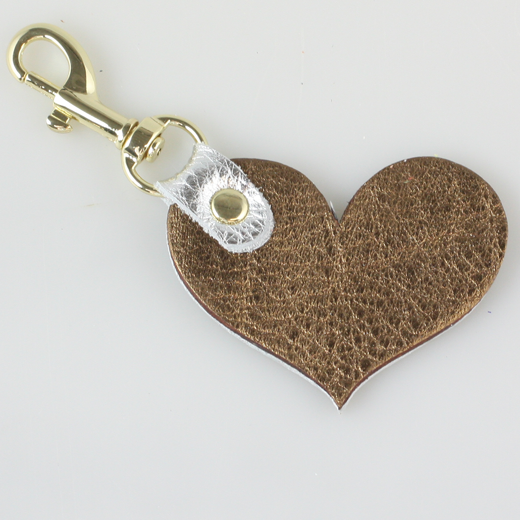 Zina Kao - Metallic Leather Keychains