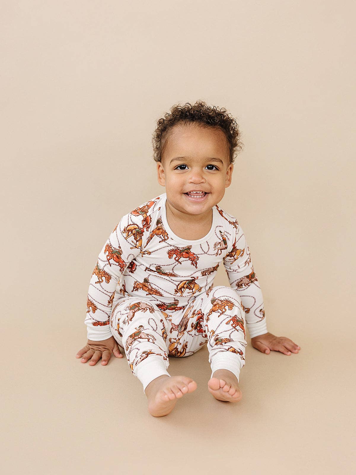 Lucky Panda Kids - Bamboo Two Piece Set - Rodeo Club