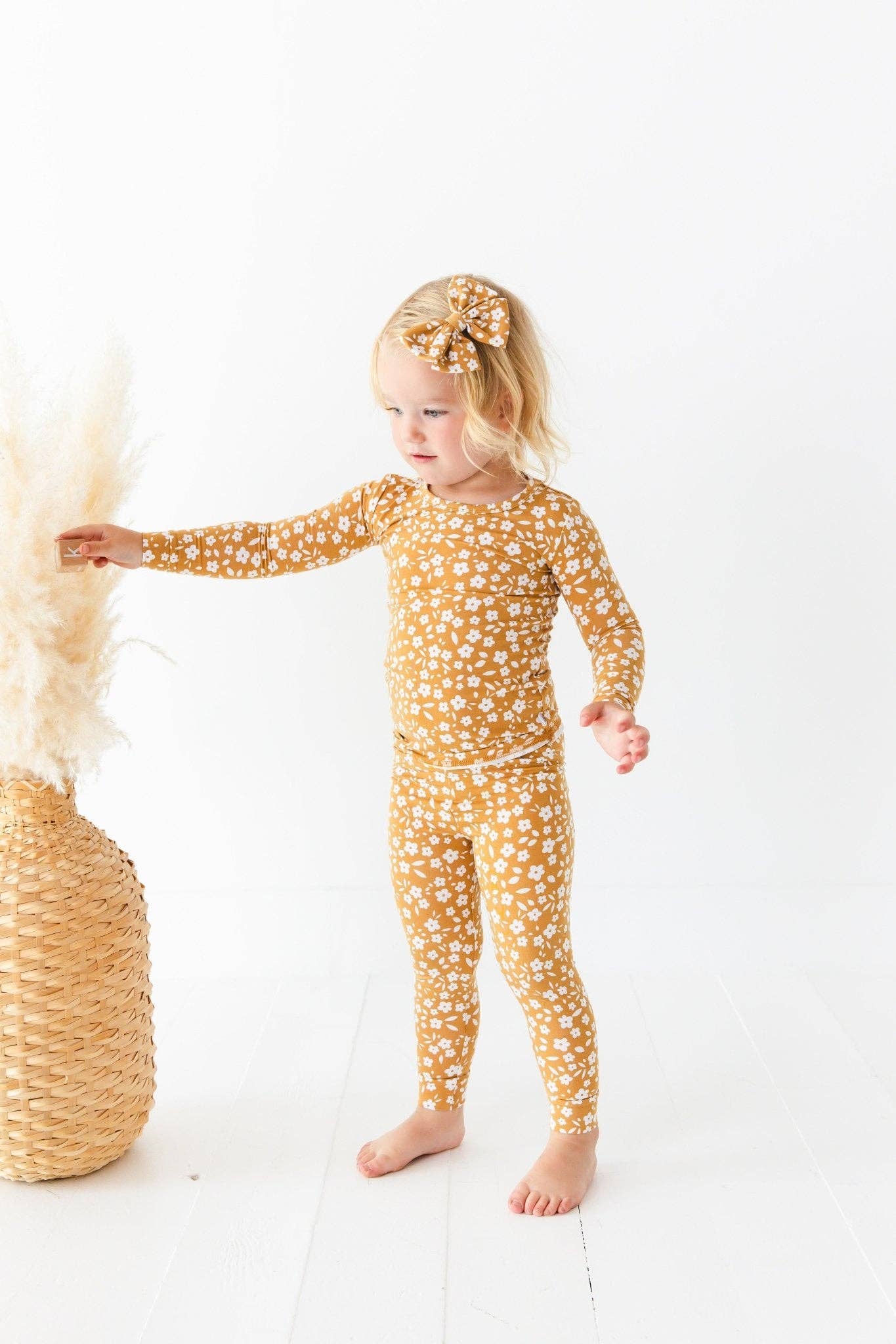 Jammie Session Bamboo PJs - Honey Blooms