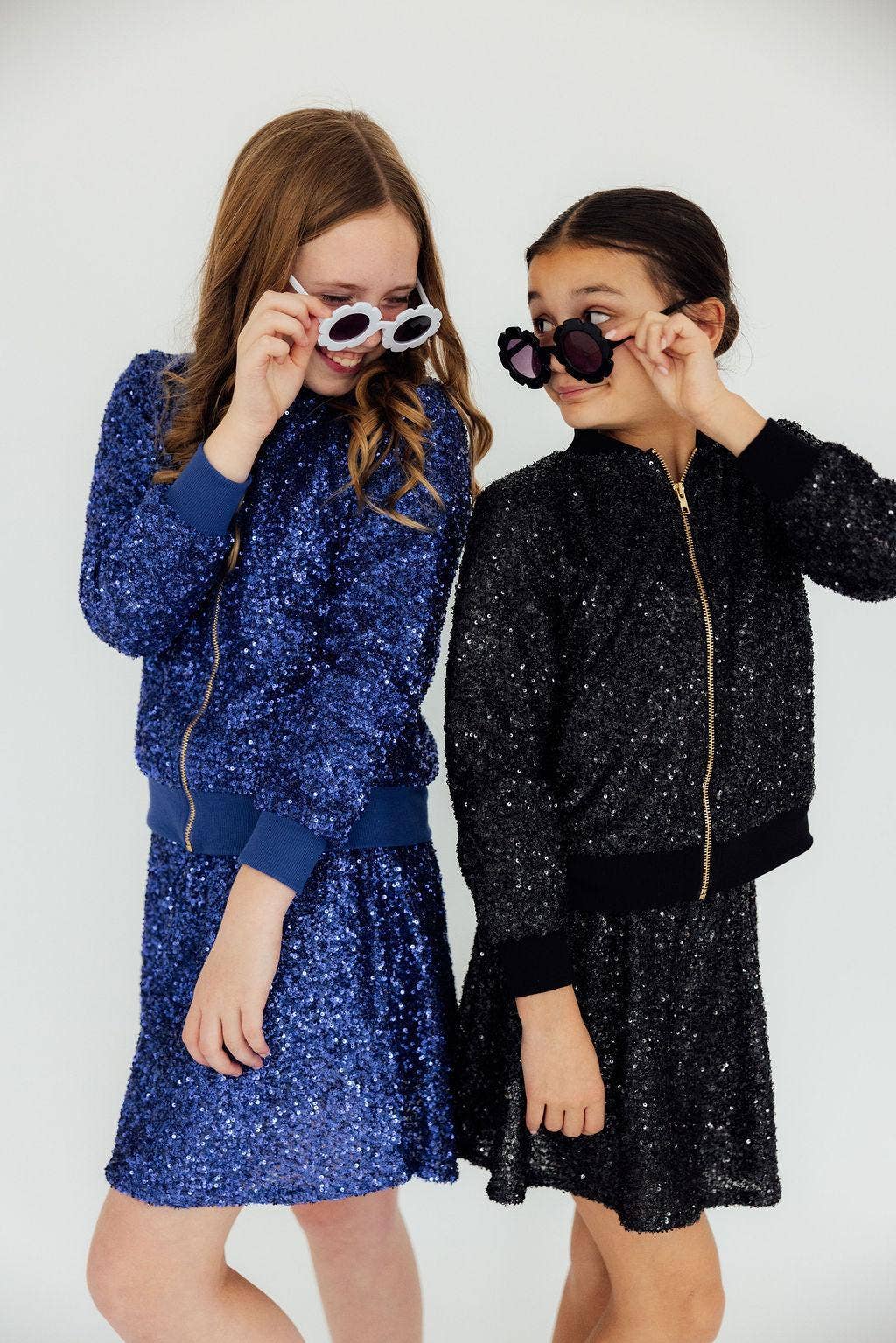 Mila & Rose Sequin Jacket - Royal Blue