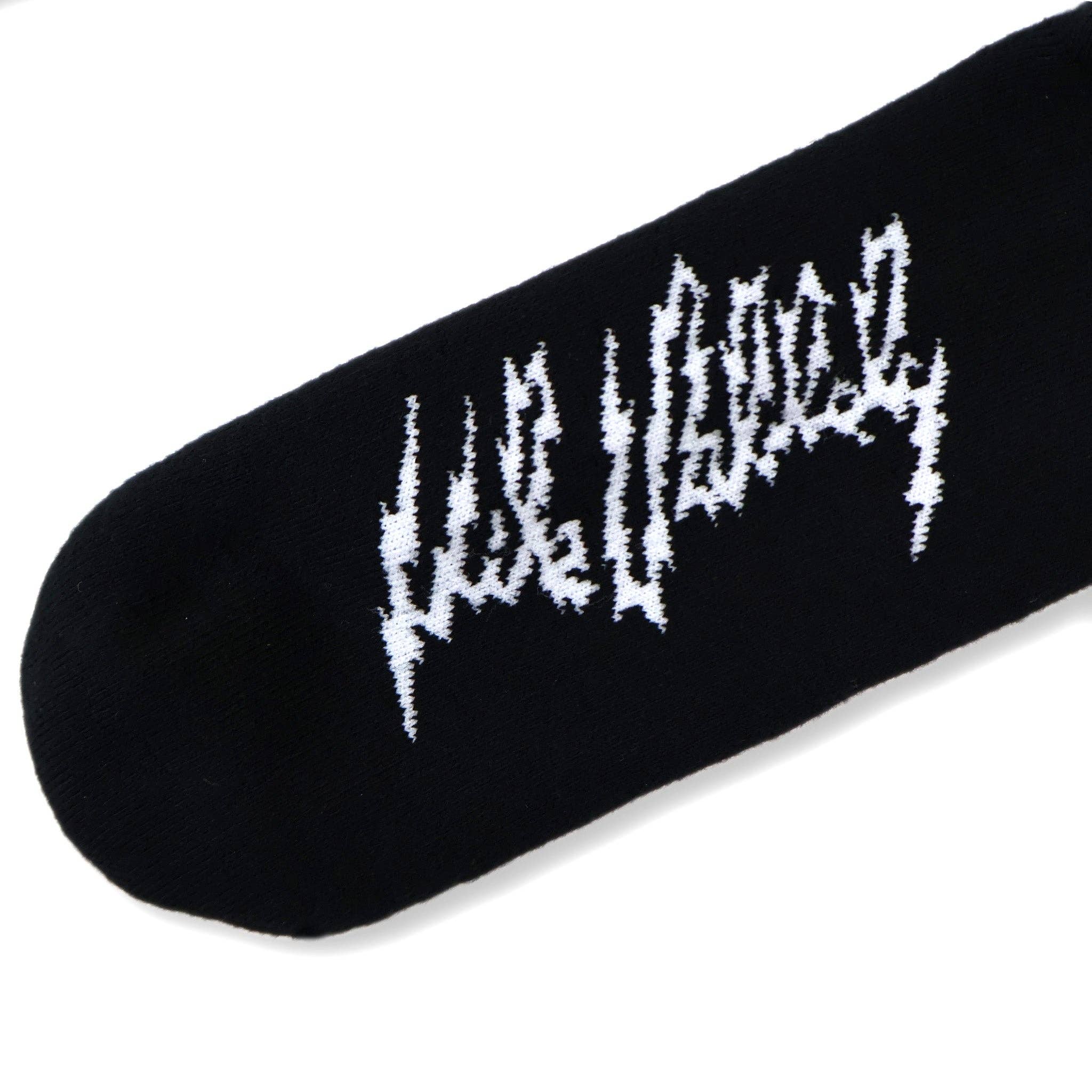 SOCCO Socks - Mike Vallely Lightning Bolt Socks (Black)