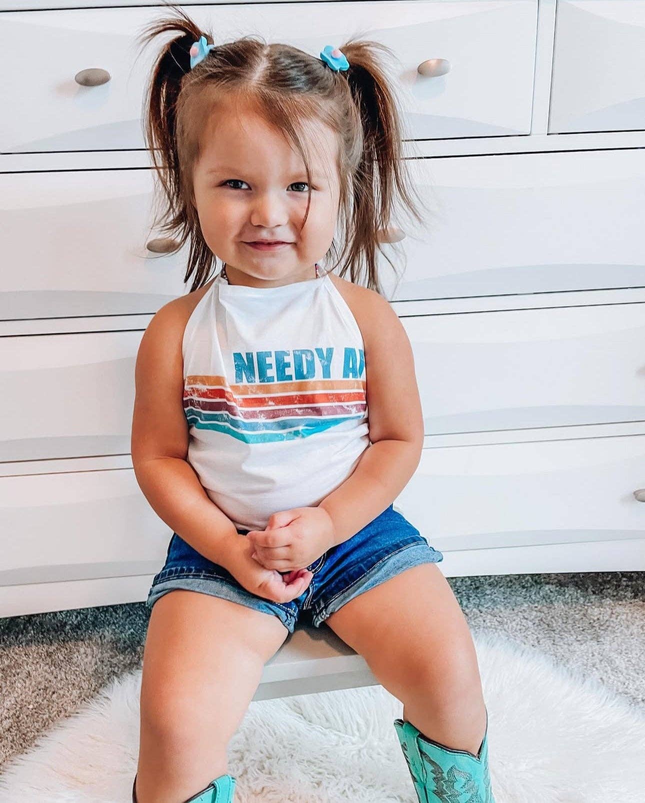 Eggy Cakes - Shay Bow and Confetti 5 Piece Hair Clip Set