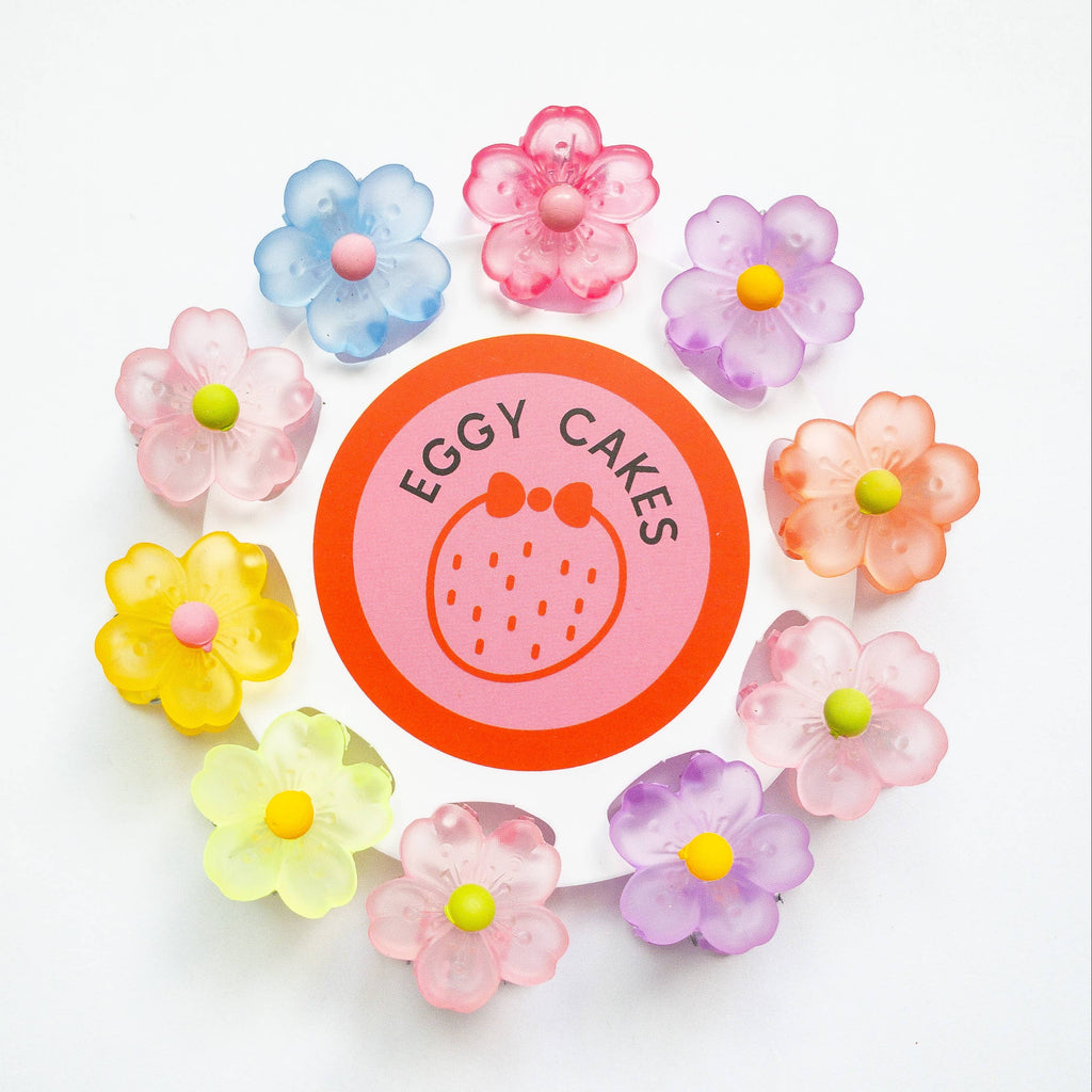 Eggy Cakes - Sakura Flower Small Hair Claws