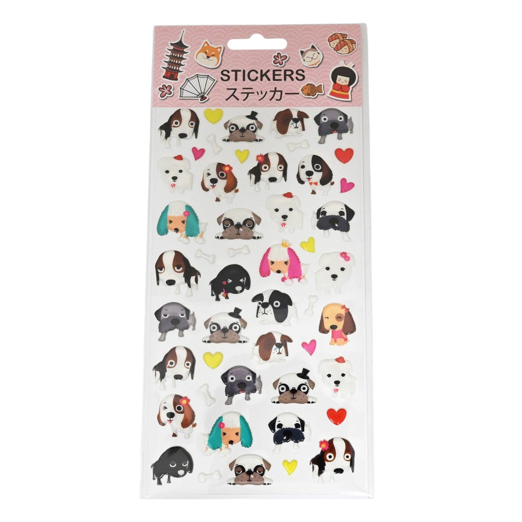 Urban Tokyo Puffy Stickers - Puppies