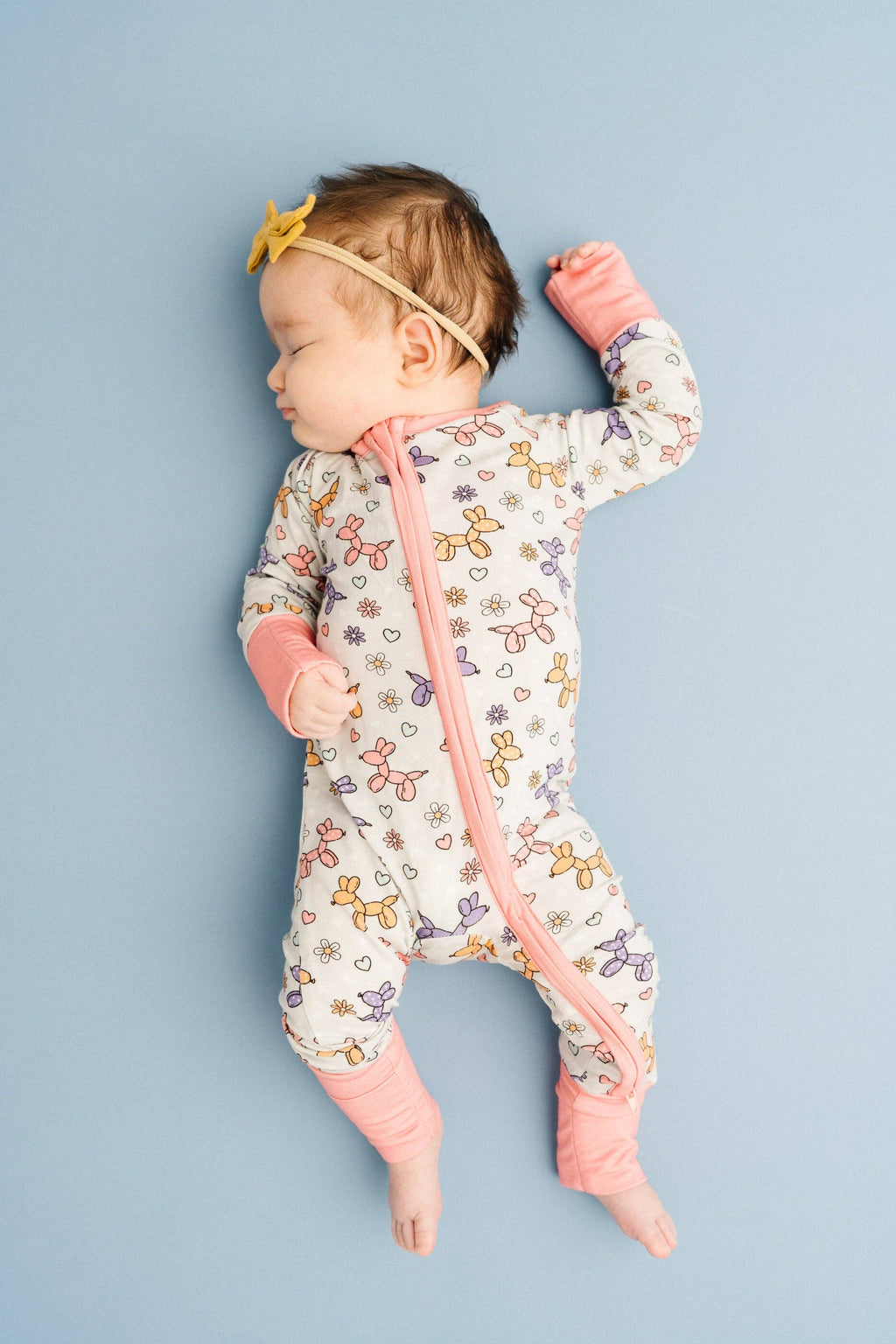 Little One Shop Bamboo Convertible Romper - Balloon Besties