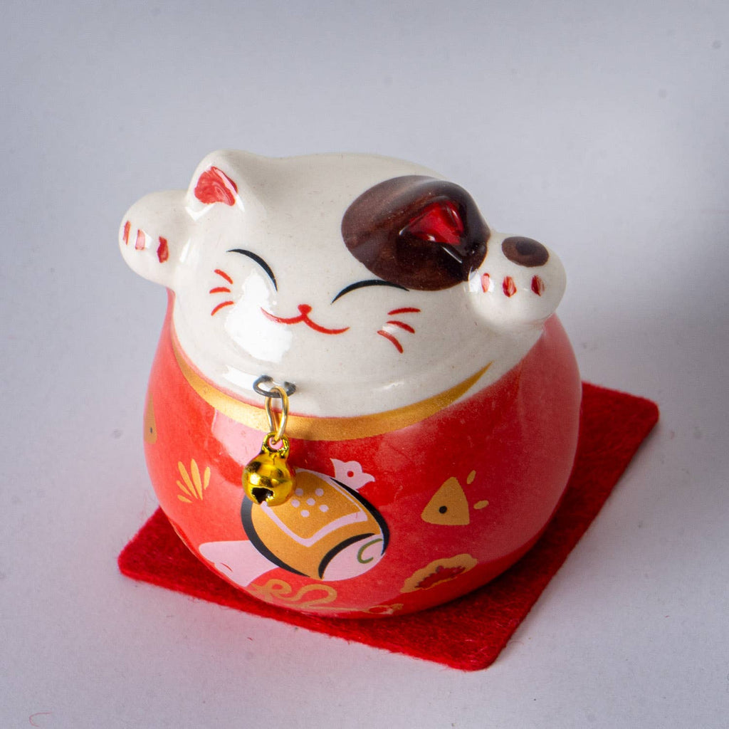 Urban Tokyo Maneki Neo Lucky Cat Figurine (2in)