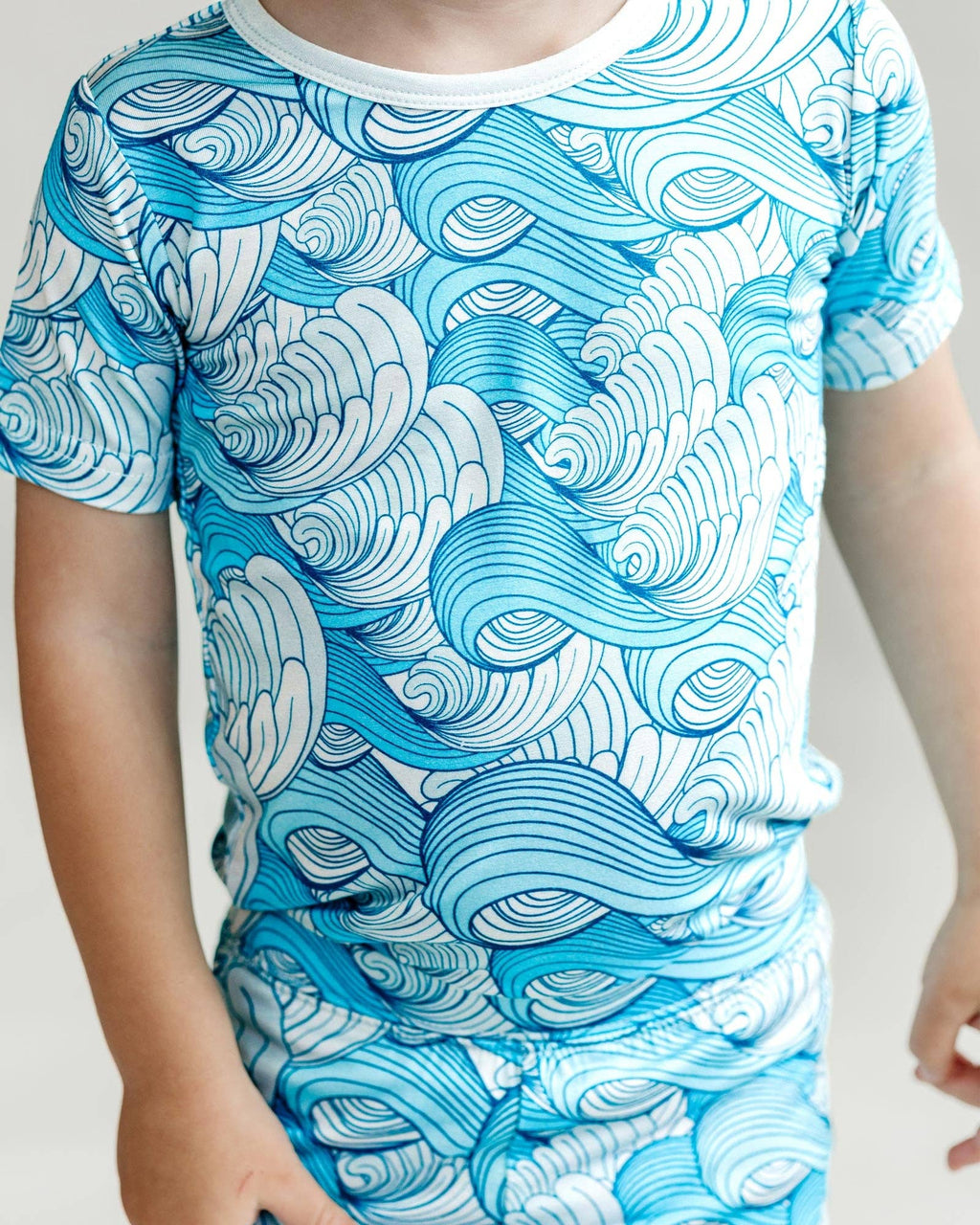 Lucky Panda Kids Bamboo Shorts PJs - Delmar