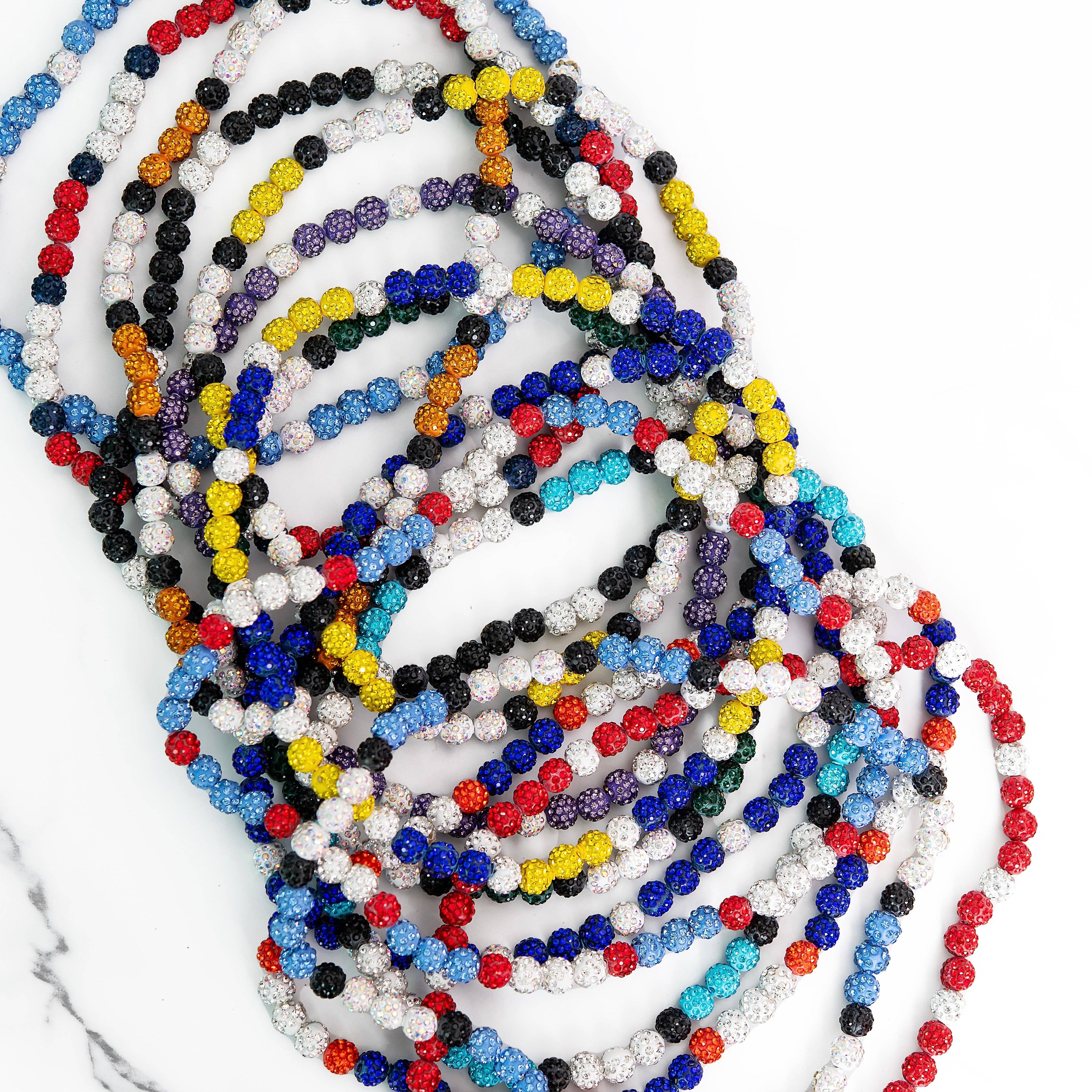 Golden Thread - Bling Baseball Necklace