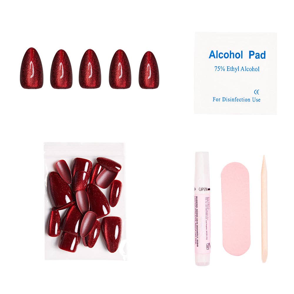 Glamnetic Press On Nails - Ruby Slipper