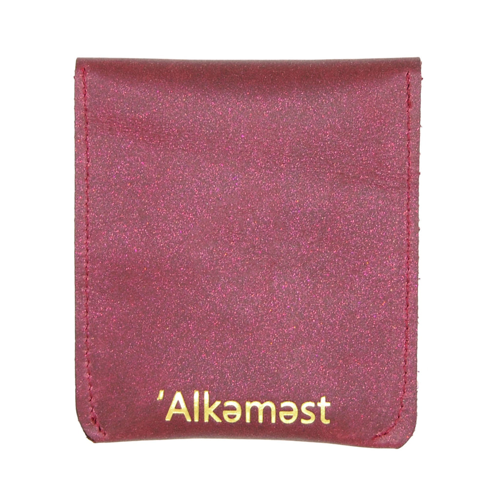 Itty Bitty Leather Coin Pouch - Burgundy