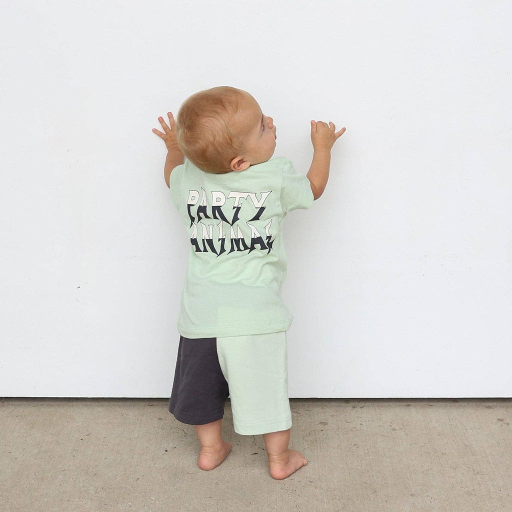 Tiny Whales French Terry Sweat Shorts - Bolt