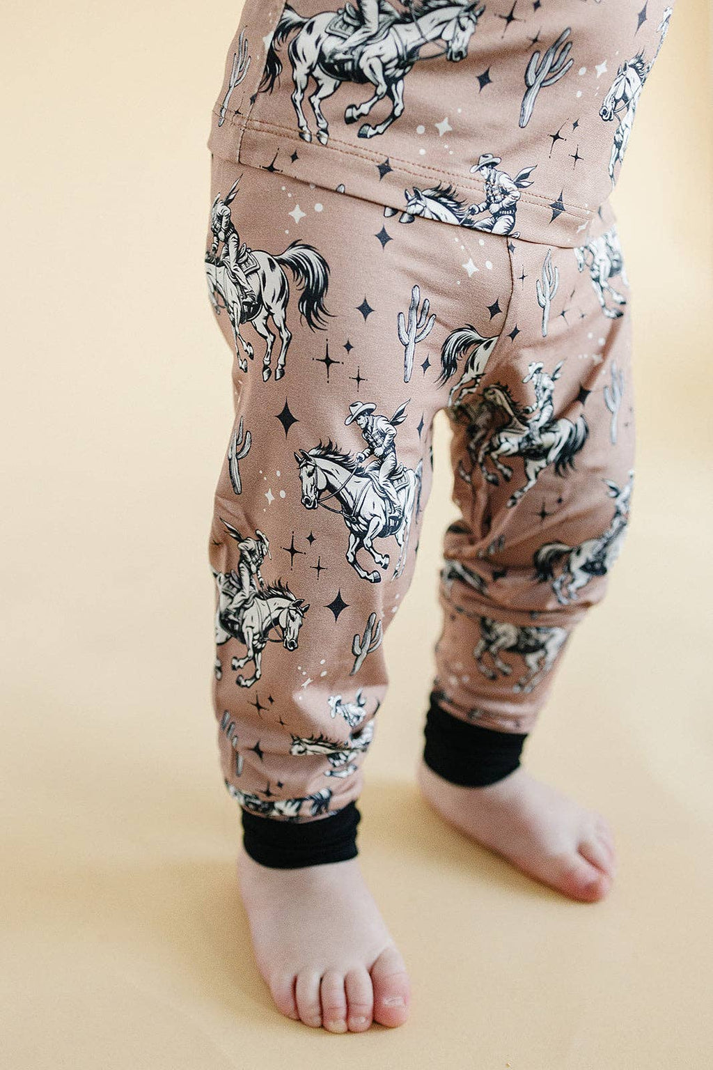 Lucky Panda Kids  Bamboo PJs - Desert Cowboy
