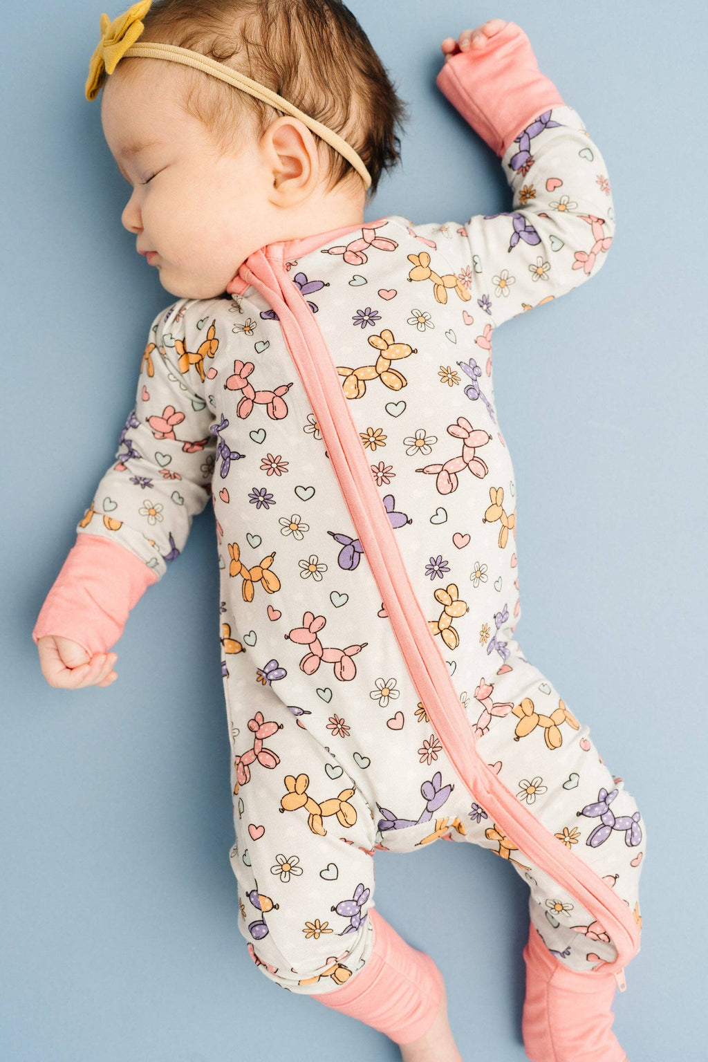 Little One Shop Bamboo Convertible Romper - Balloon Besties