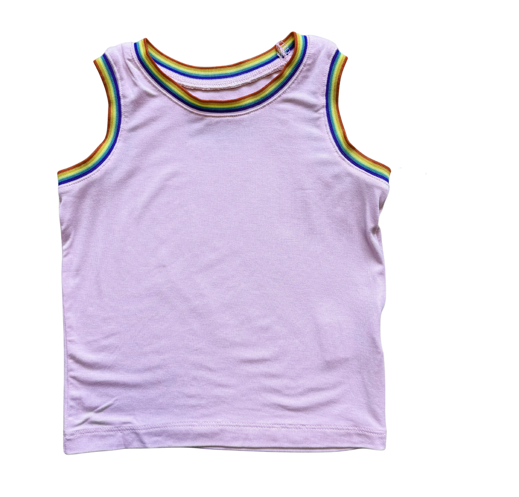 Rowdy Sprout - Rainbow Roller Girl Pookie Short Set