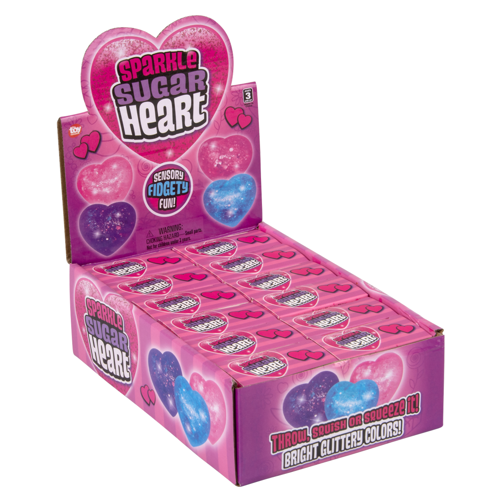 Squishy Sugar Sparkle Heart