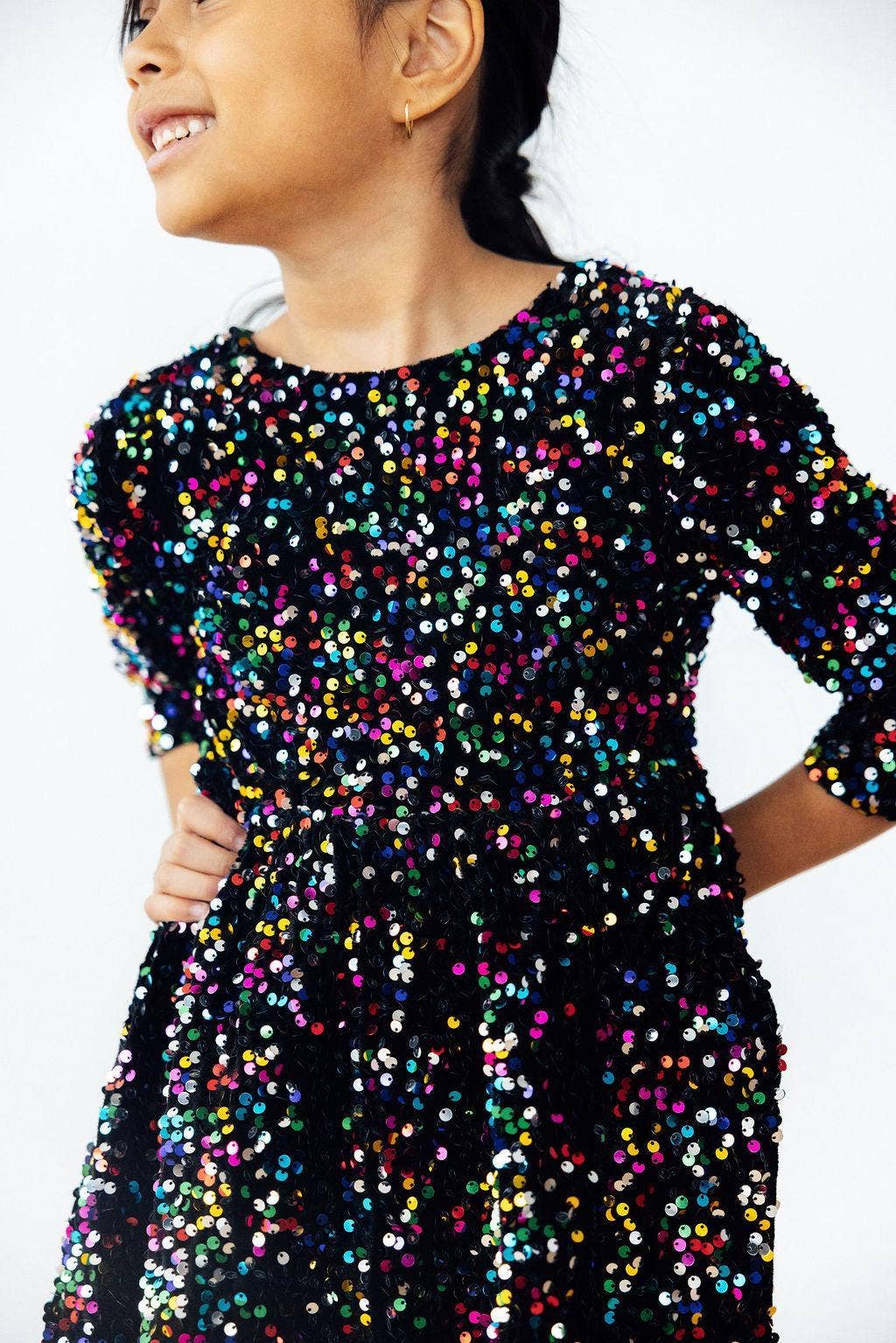 Mila & Rose - Confetti Velvet Sequin Dress