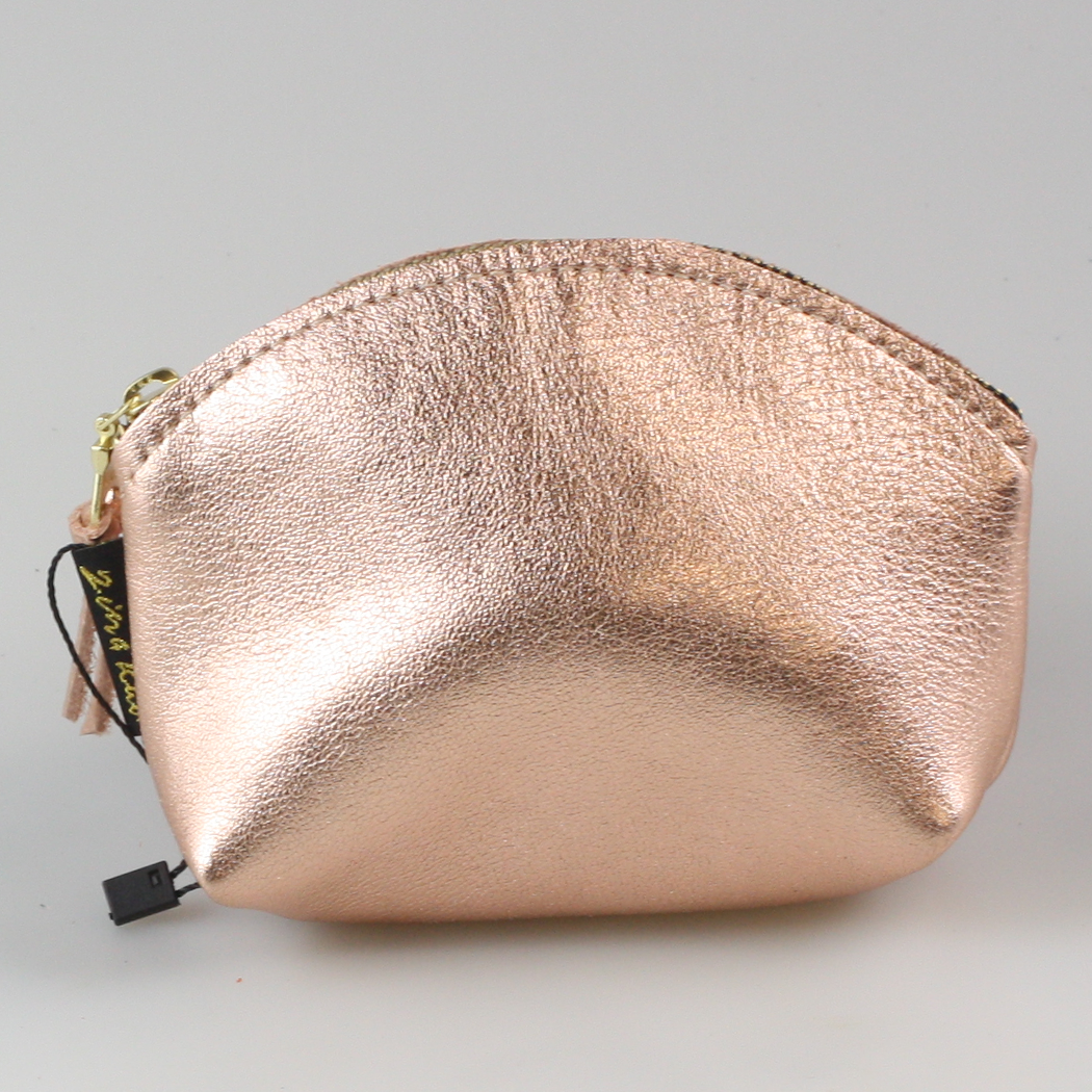 Zina Kao - The Metallic Simon Mini Makeup Clutch: Copper