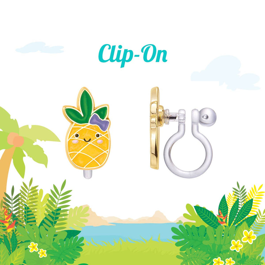 Girl Nation CLIP ON Earrings - Lookin' Pine