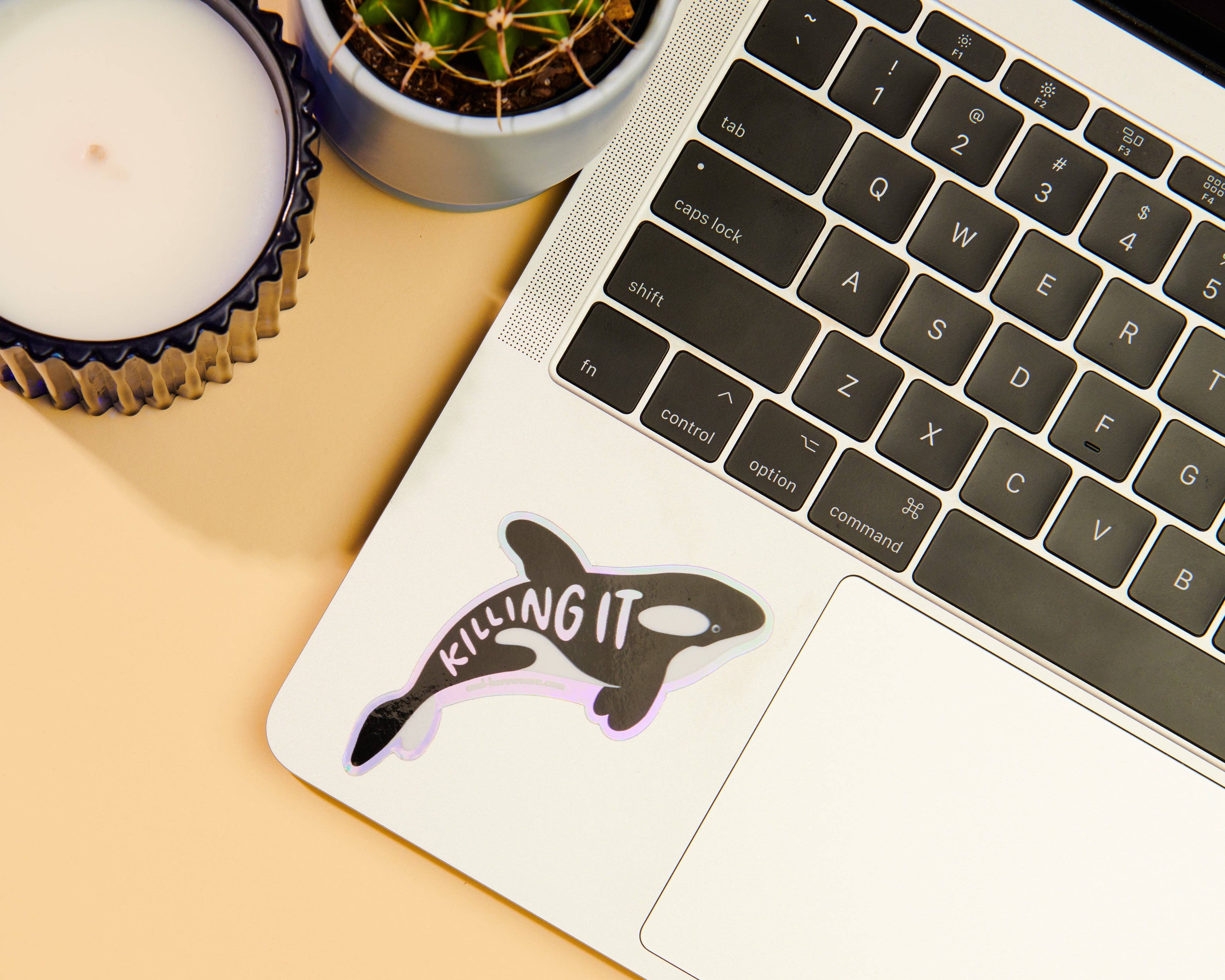 And Here We Are Sticker - Killing It